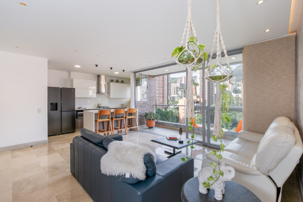 2BR 2BA Apartment for Rent in  Comuna 14 - El Poblado,  Antioquia - $2,100