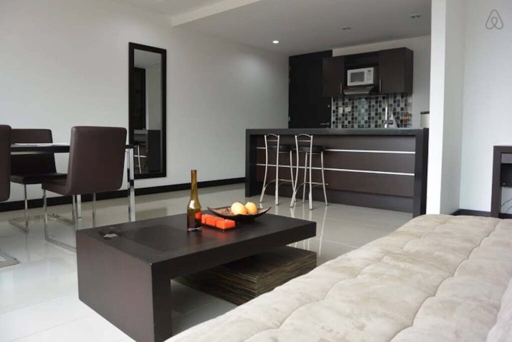 1BR 2BA Apartment for Rent in  Comuna 14 - El Poblado,  Antioquia - $1,340