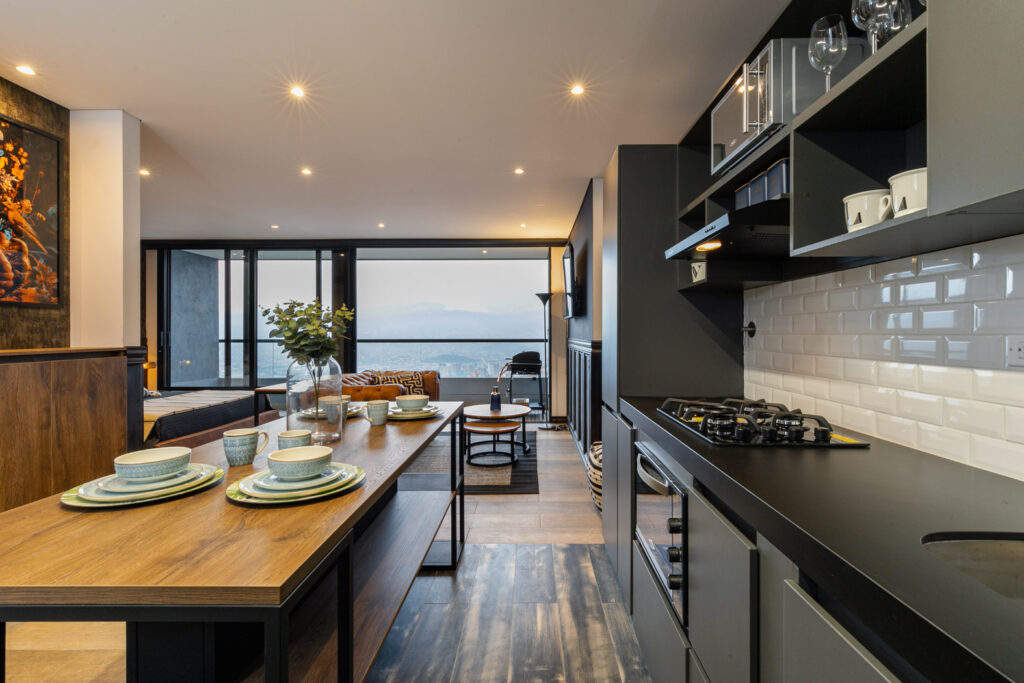 1BR 2BA Apartment for Rent in  Comuna 14 - El Poblado,  Antioquia - $1,700