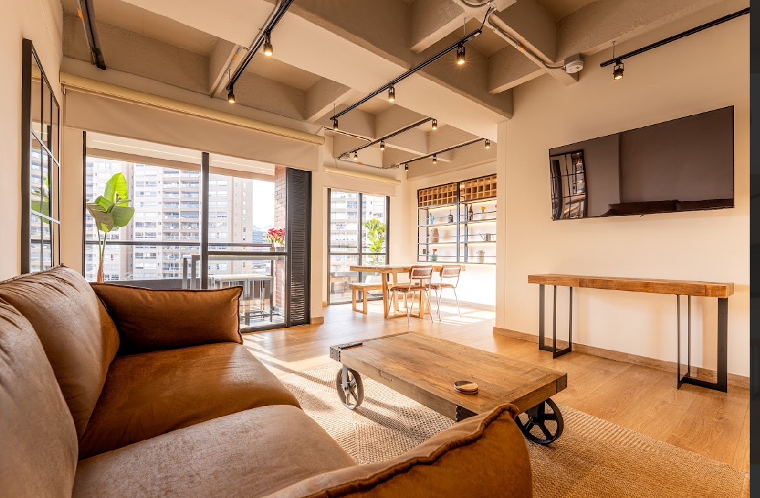 1BR 2BA Apartment for Rent in Envigado, Antioquia - $1,800