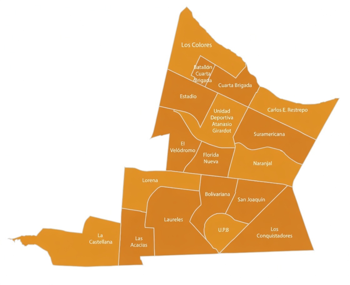 Laureles neighborhood in Medellín