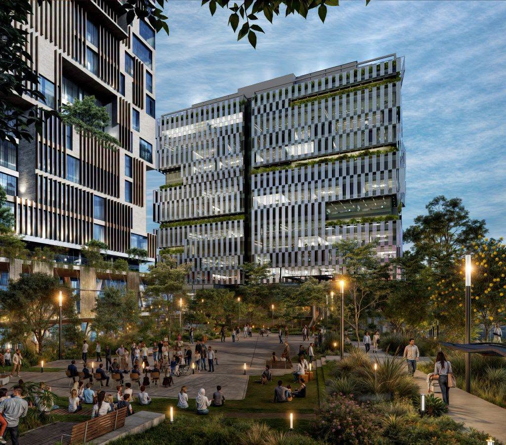Rendering of the Canopy by Hilton hotel tower at Distrito Palermo, Medellín