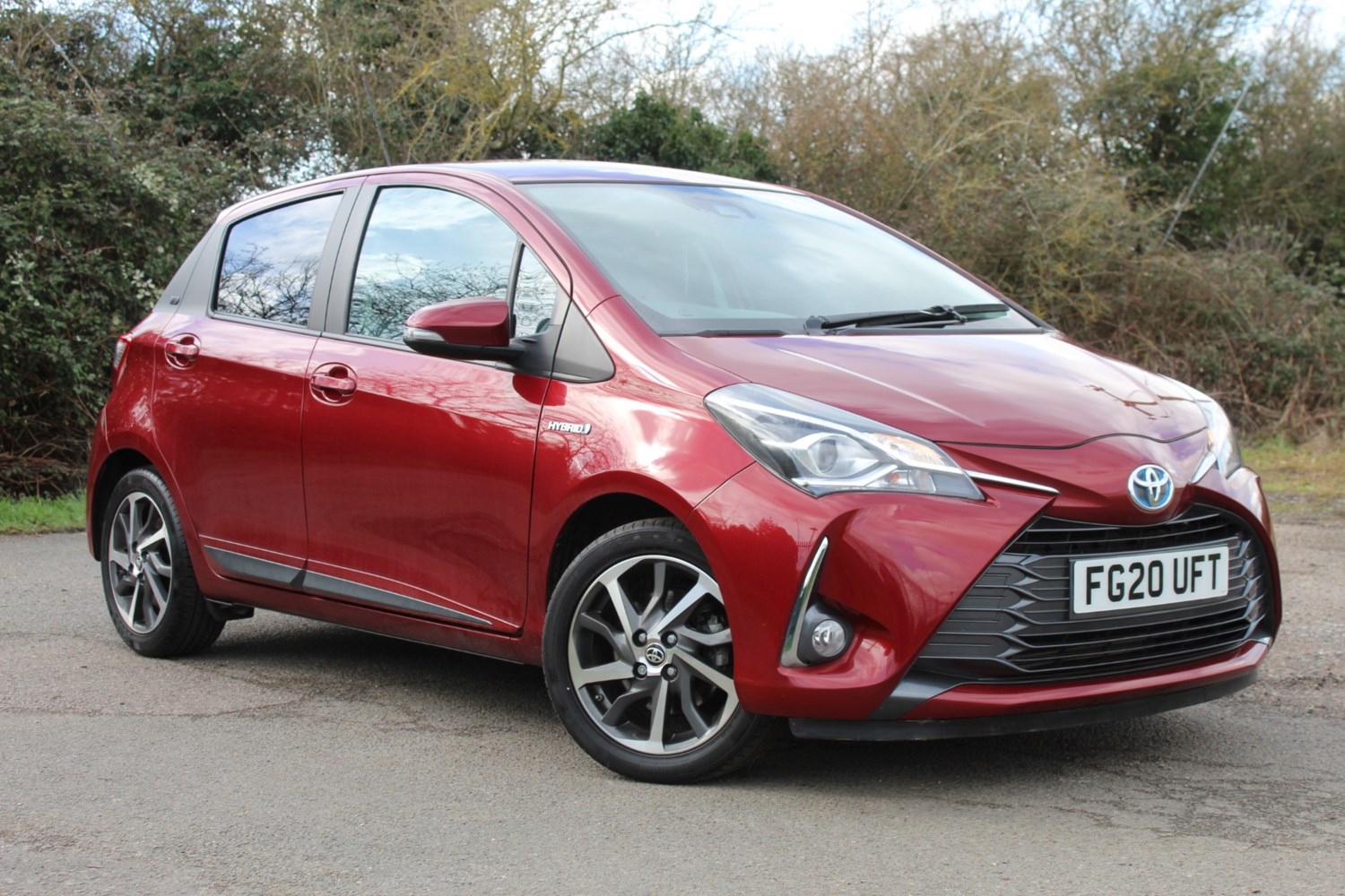 2020 used Toyota Yaris 1.5 Hybrid Y20 5dr CVT [Bi-tone]