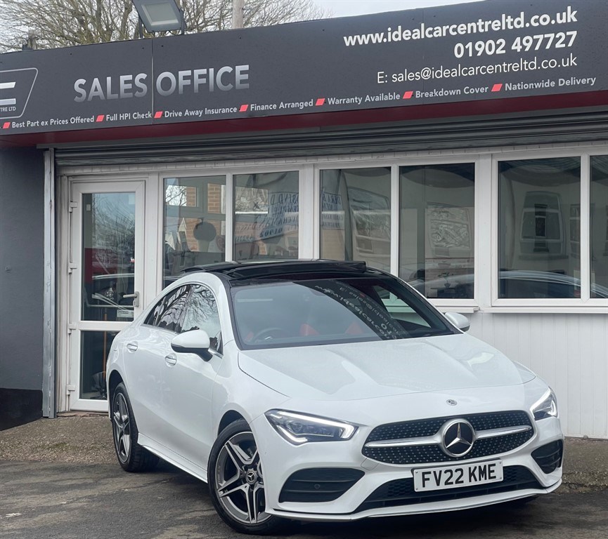 2022 used Mercedes-Benz CLA-Class 1.3 CLA250e 15.6kWh AMG Line (Premium Plus) Coupe 4dr Petrol Plug-in Hybrid