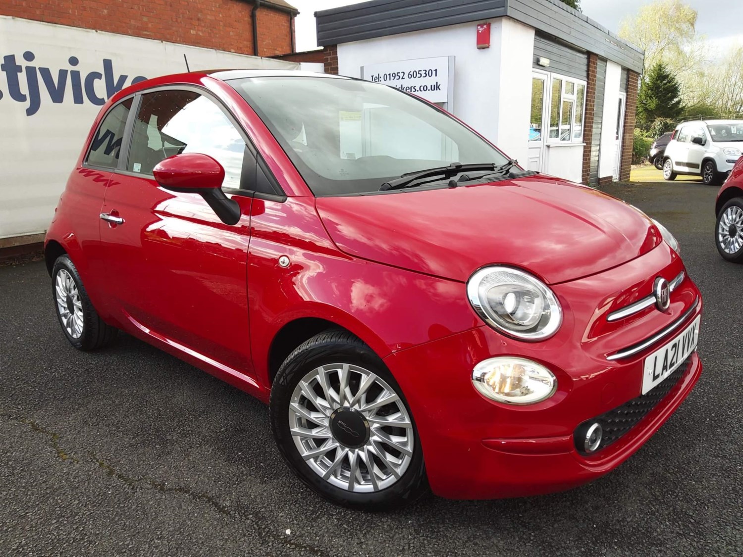 2021 used Fiat 500 1.0 MHEV Lounge Euro 6 (s/s) 3dr