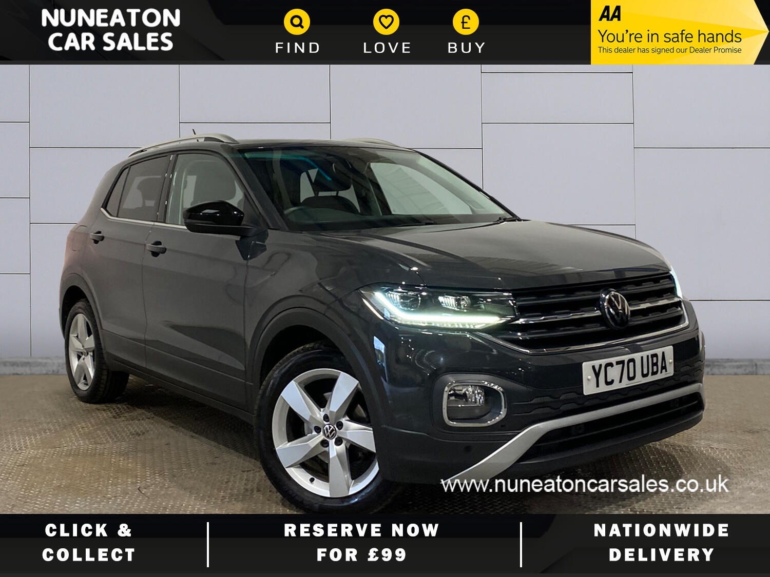 2020 used Volkswagen T-Cross 1.5 TSI EVO SEL