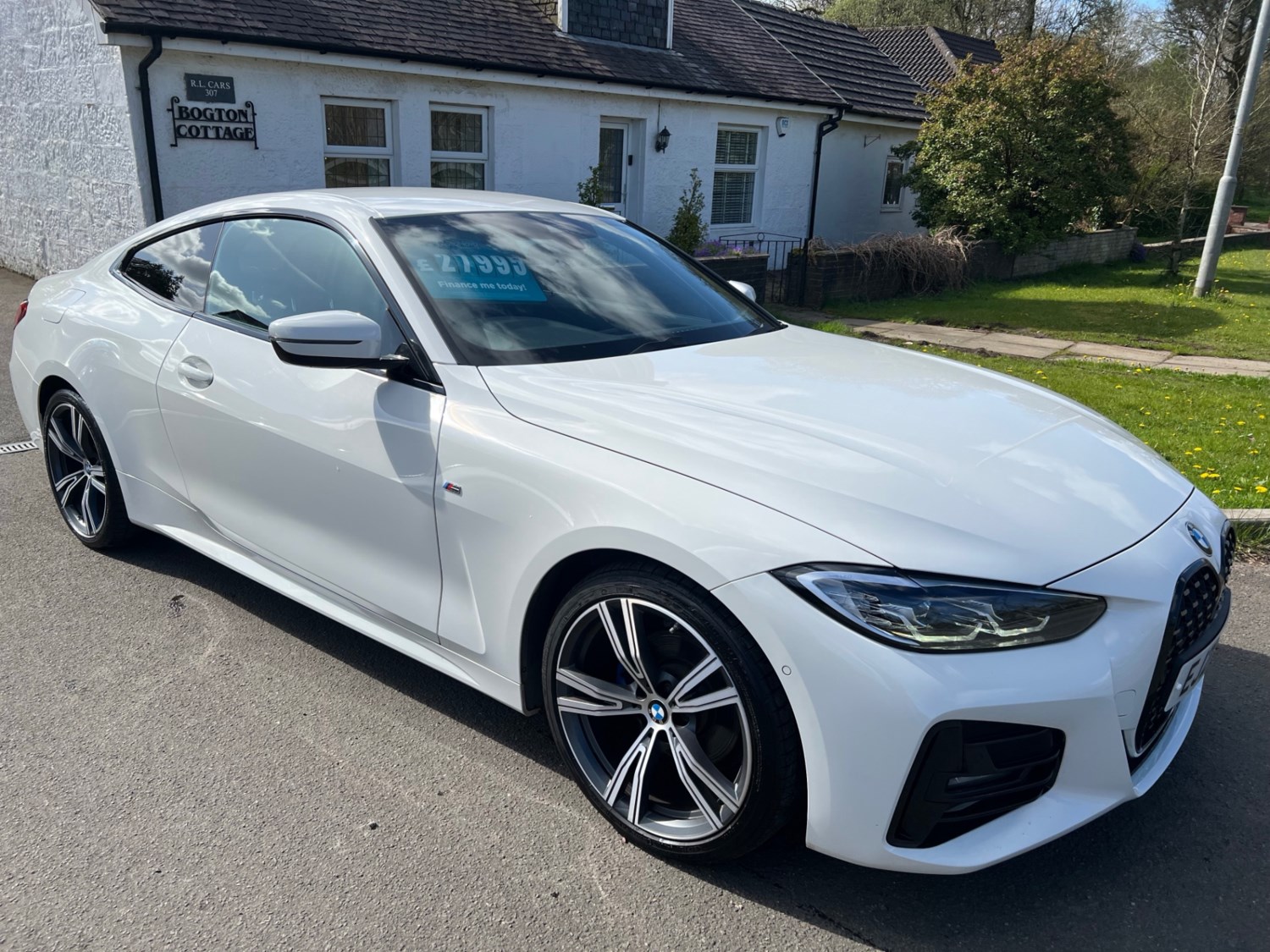 2021 used BMW 4 Series 420d MHT M Sport 2dr Step Auto