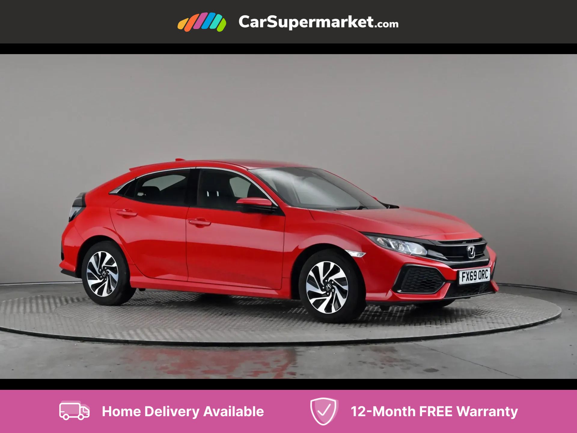 2019 used Honda Civic 1.0 VTEC Turbo 126 SE