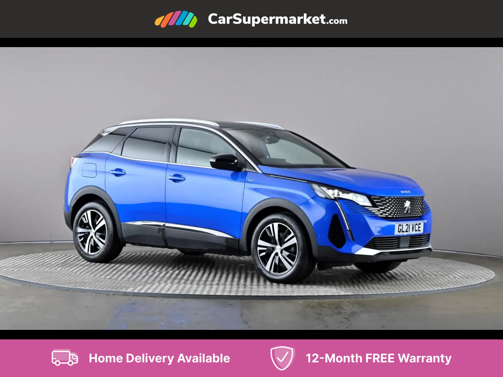 2021 used Peugeot 3008 1.5 BlueHDi GT