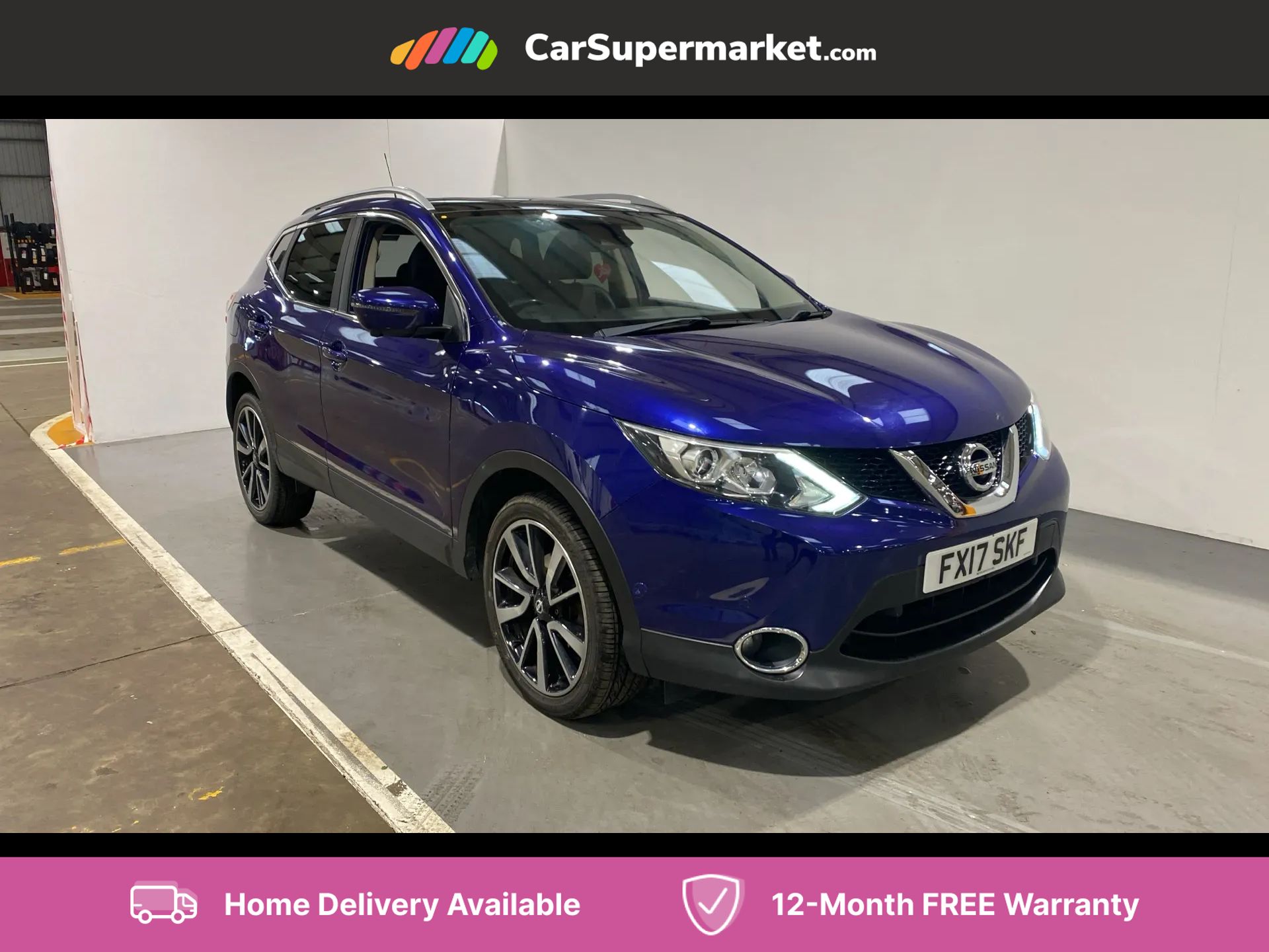 2017 used Nissan Qashqai 1.2 DiG-T Tekna [Non-Panoramic]