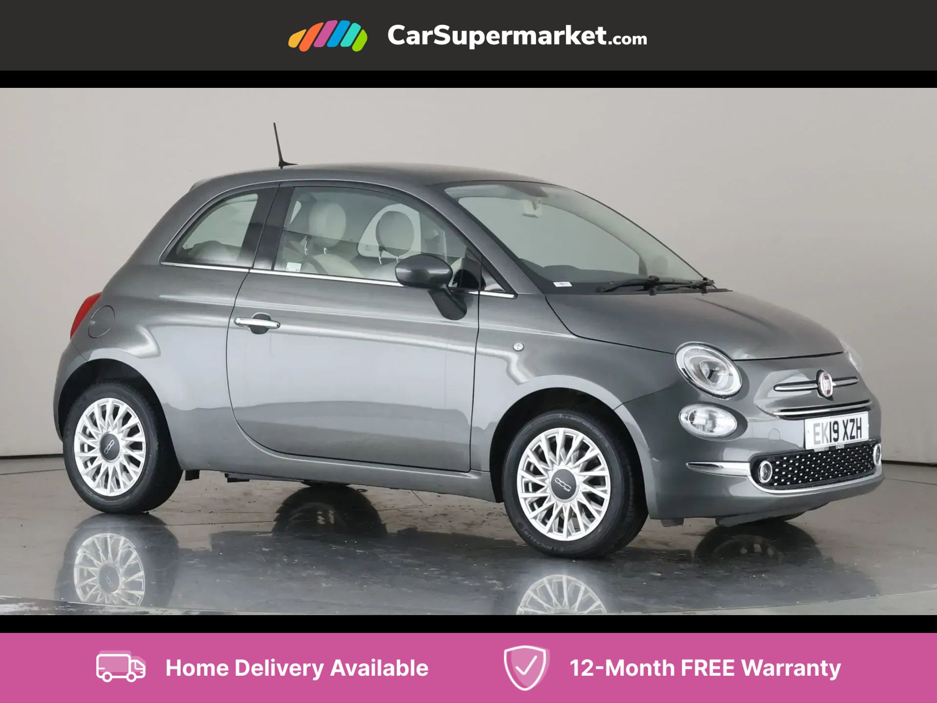 2019 used Fiat 500 1.2 Lounge