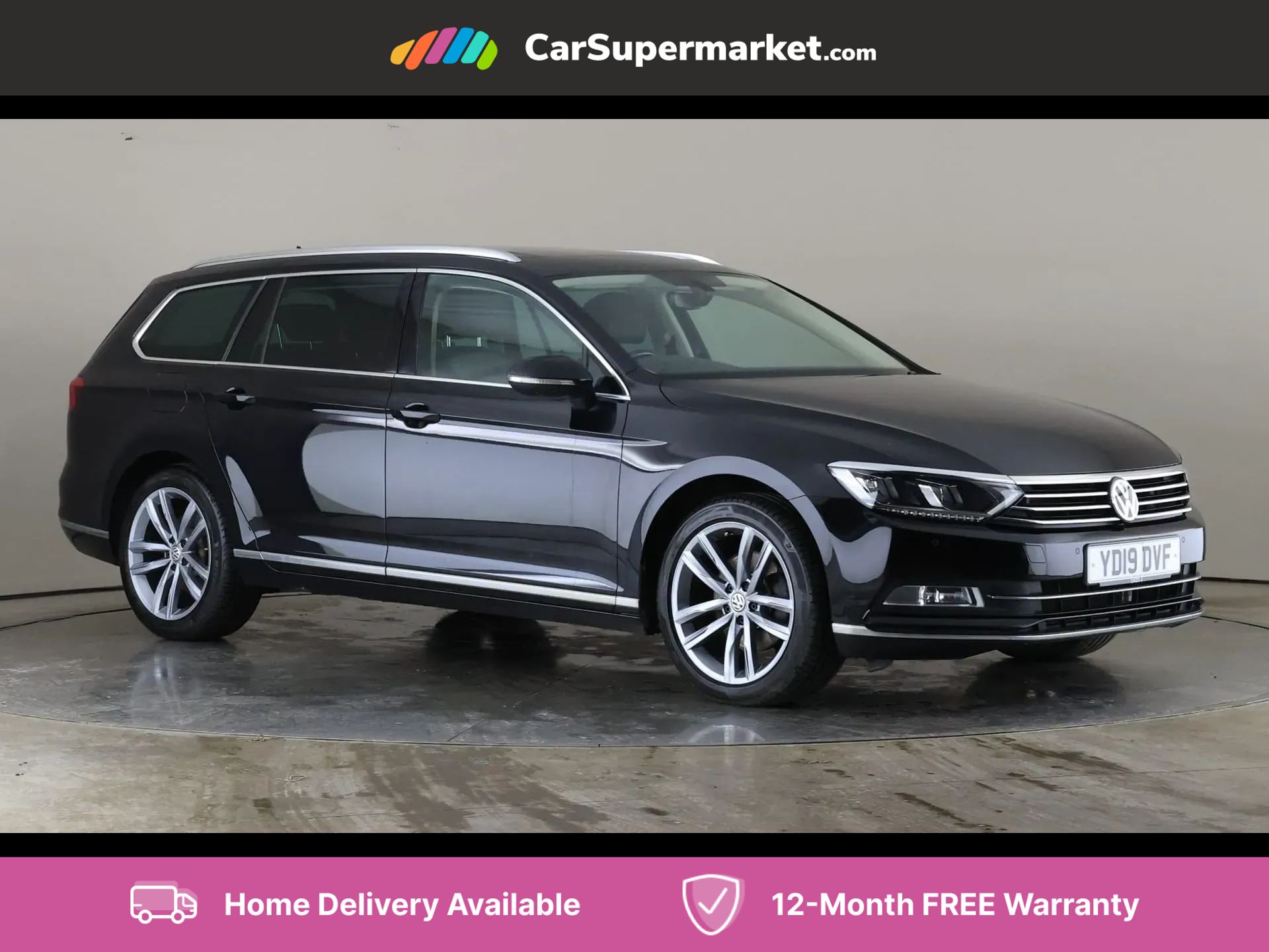 2019 used Volkswagen Passat 2.0 TDI GT DSG [Panoramic Roof] [7 Speed]