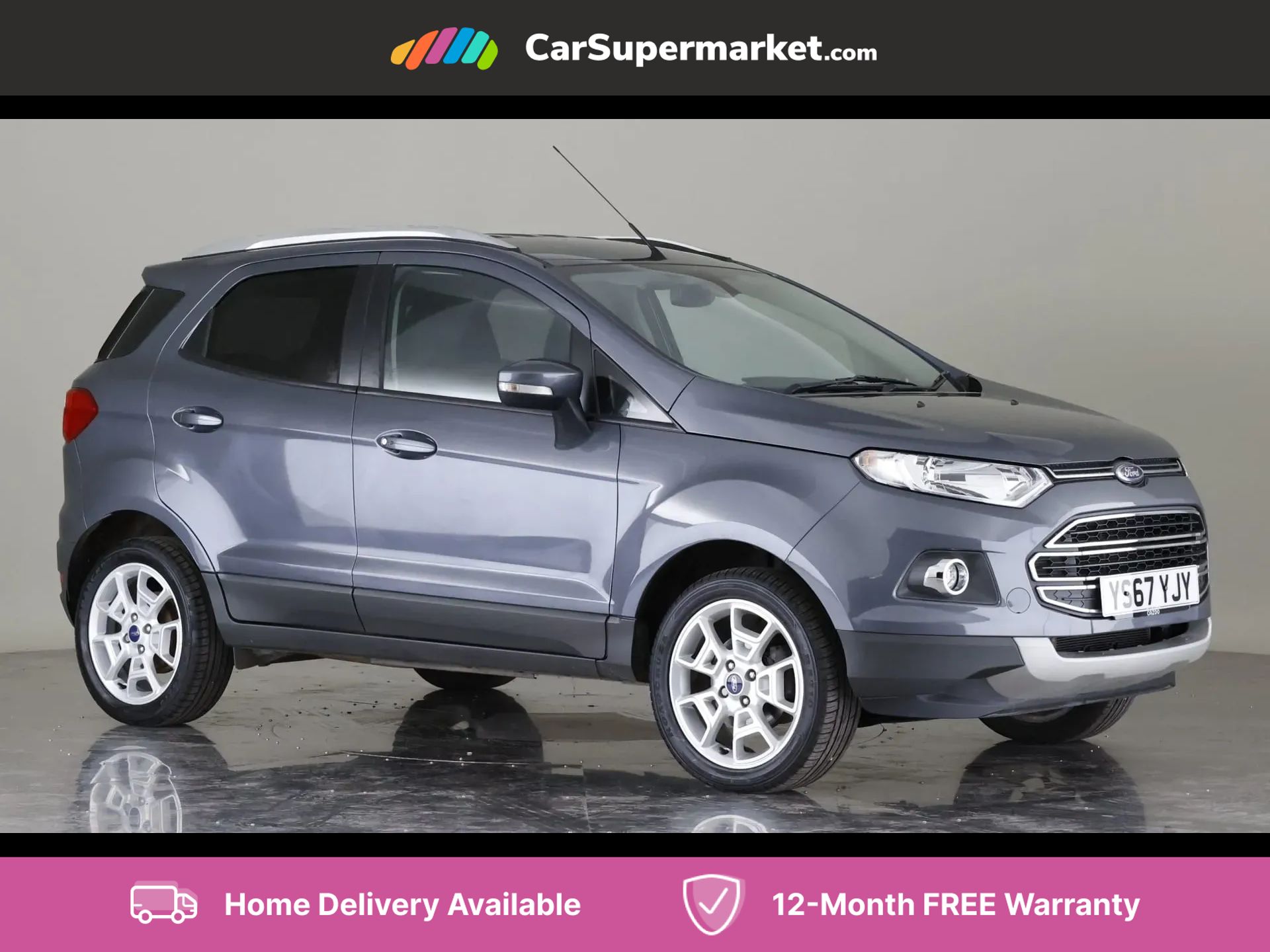 2017 used Ford Ecosport 1.5 TDCi 95 Titanium [17in]