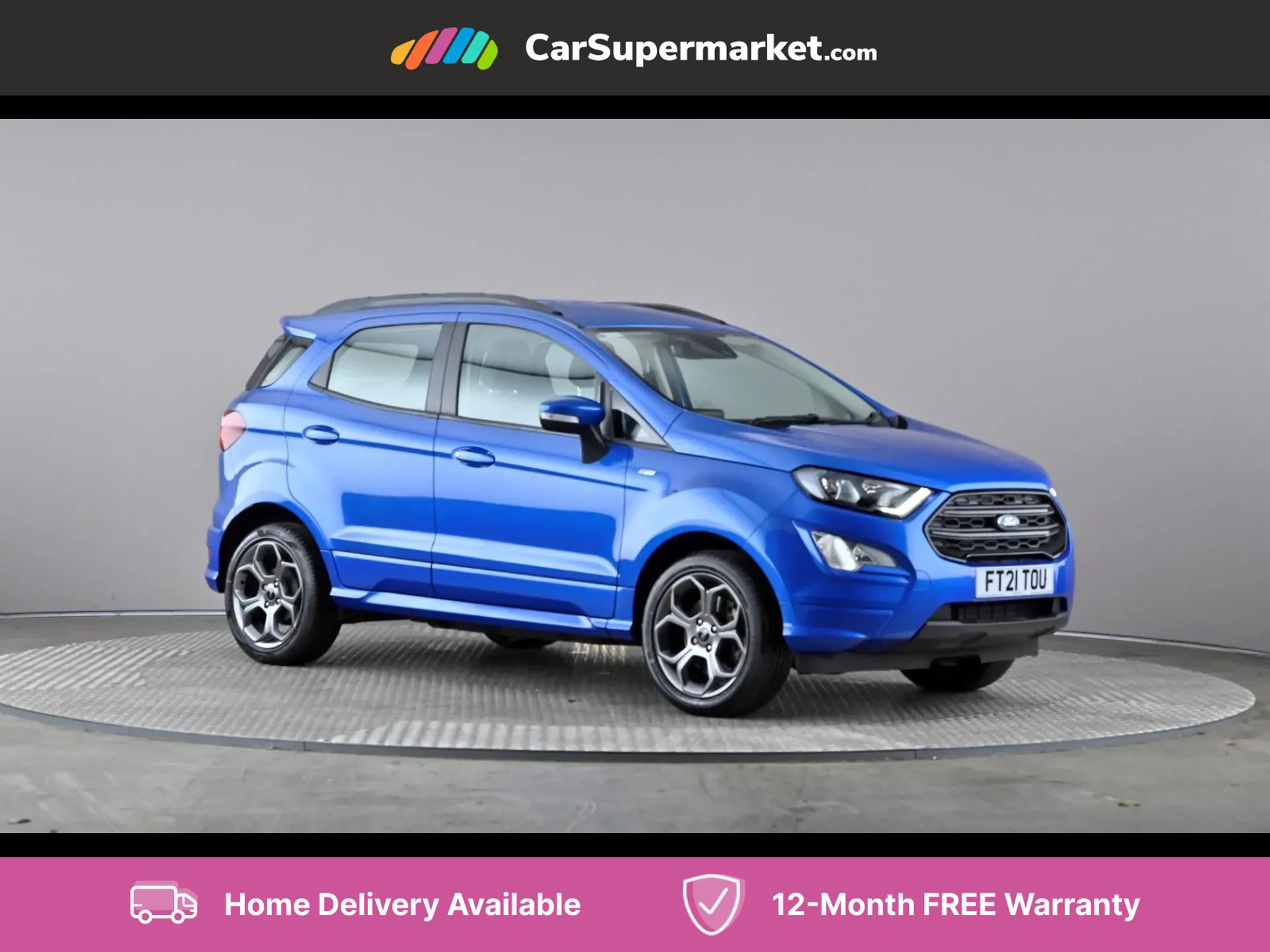 2021 used Ford Ecosport 1.0 EcoBoost 125 ST-Line