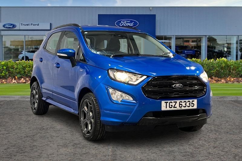 2021 used Ford Ecosport 1.0 EcoBoost 125 ST-Line 5dr- Parking Sensors & Camera, Red Stitching, Sat