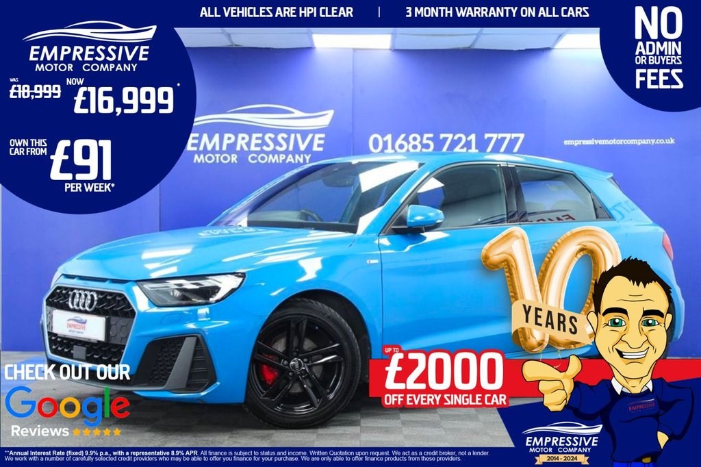 2020 used Audi A1 1.0 SPORTBACK TFSI S LINE 5d 114 BHP