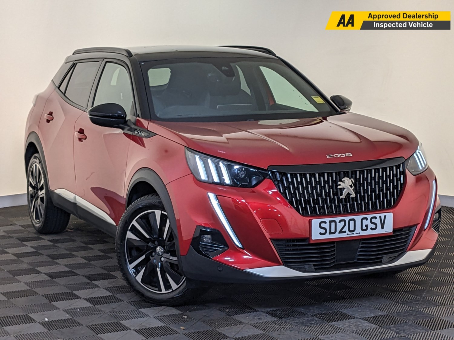 2020 used Peugeot 2008 1.2 PureTech 130 GT Line 5dr