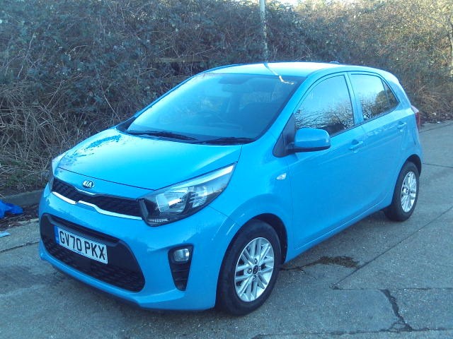 2021 used Kia Picanto 1.0 2 5dr Blue 14k Miles FSH Years MOT Warranty