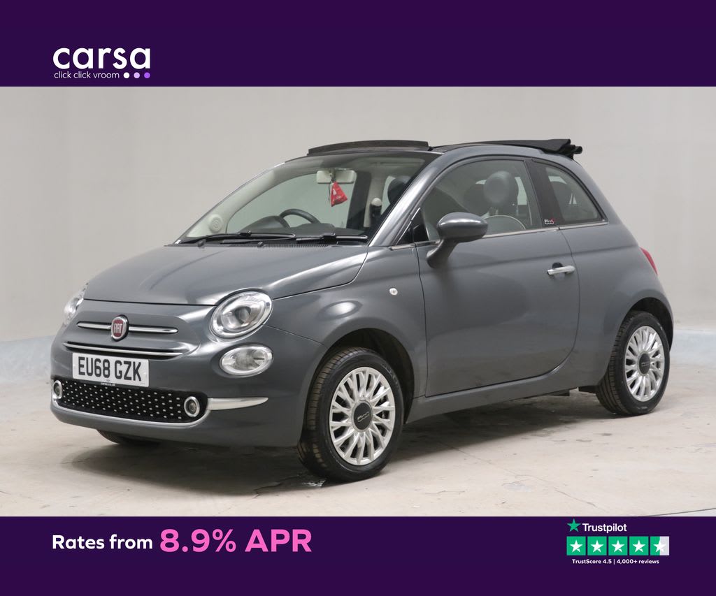 2018 used Fiat 500C 1.2 Lounge Convertible (69 bhp)