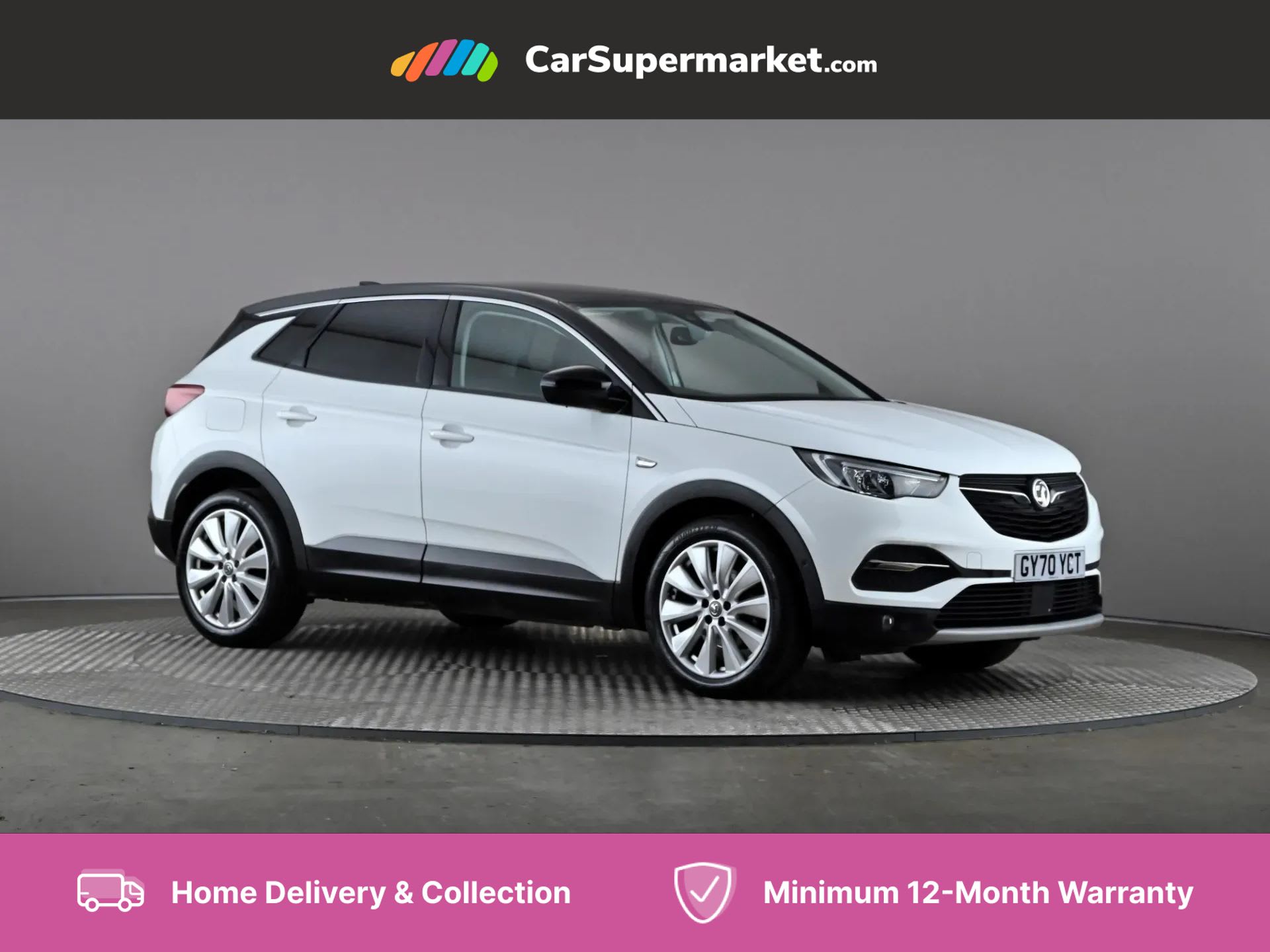 2020 used Vauxhall Grandland X 1.2 Turbo Elite Nav Auto [8 Speed]