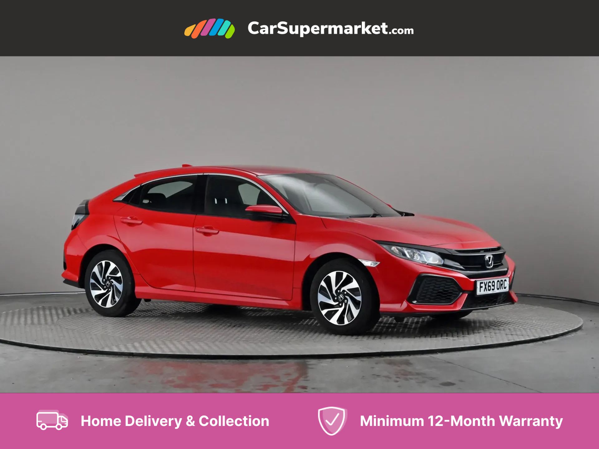 2019 used Honda Civic 1.0 VTEC Turbo 126 SE