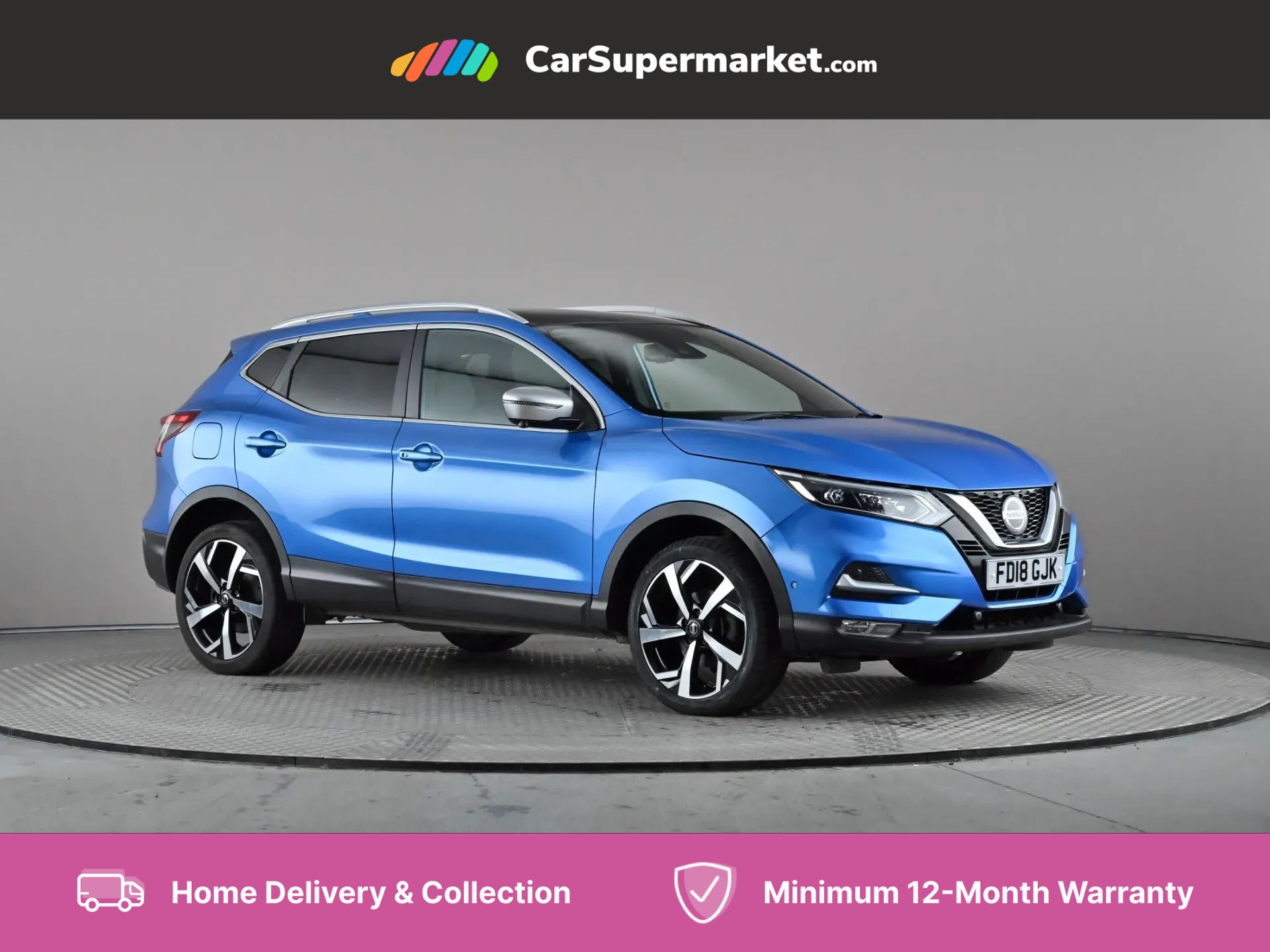 2018 used Nissan Qashqai 1.5 dCi Tekna+