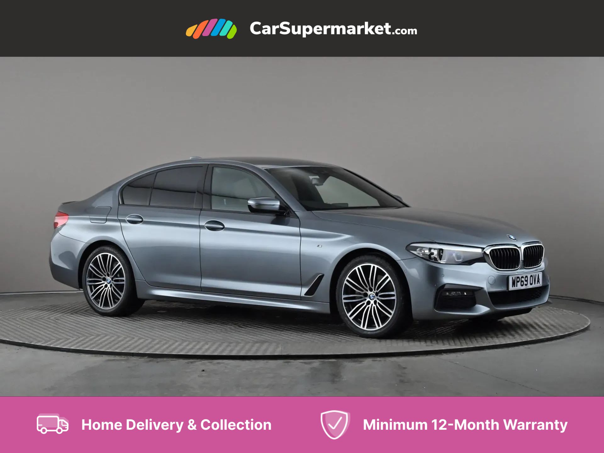 2019 used BMW 5 Series 520d MHT xDrive M Sport Auto [Plus Pack]