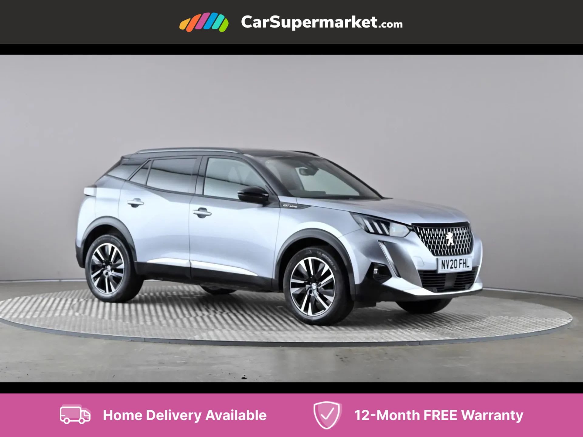 2020 used Peugeot 2008 1.2 PureTech 130 GT Line