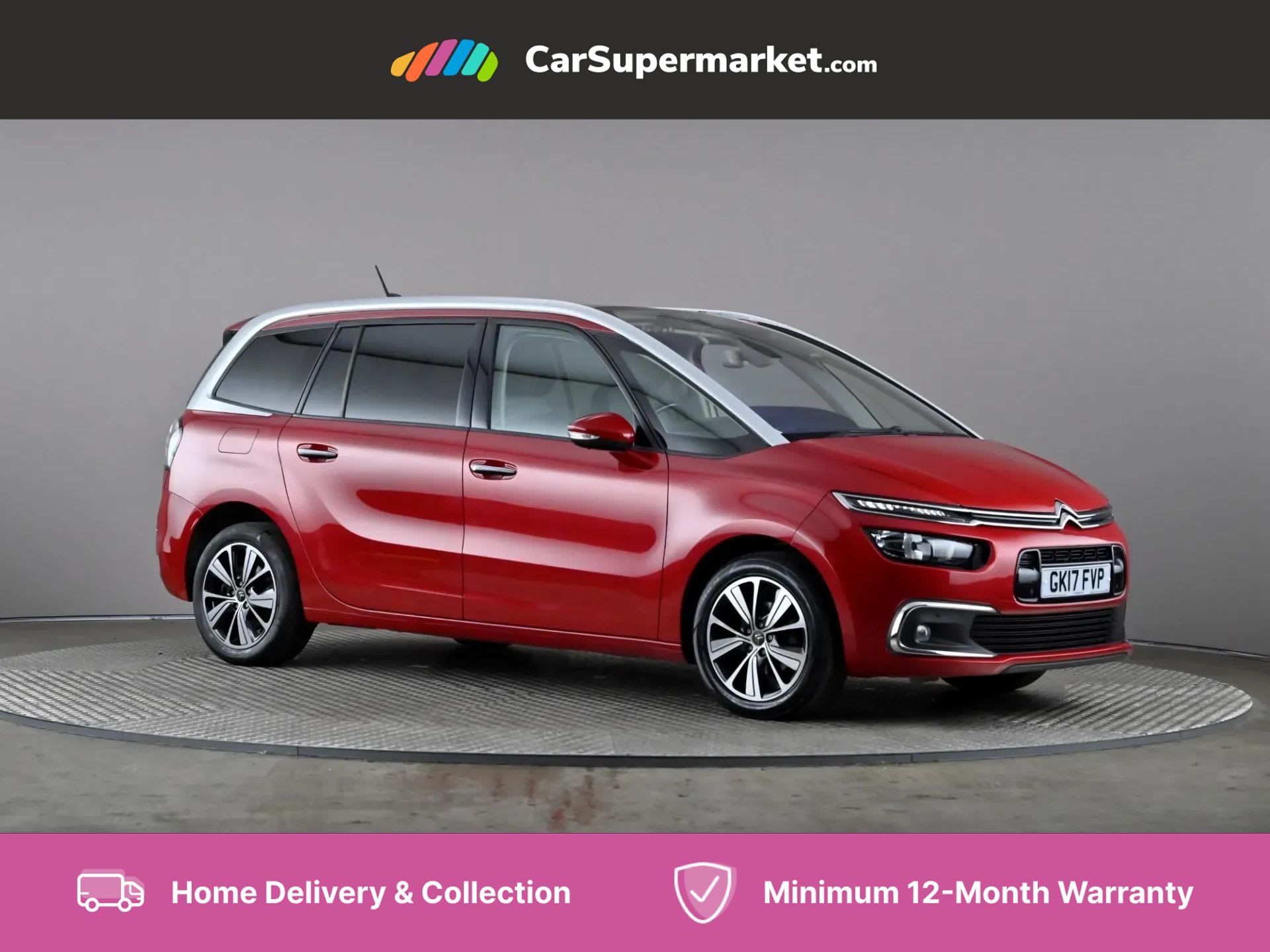 2017 used Citroen Grand C4 Picasso 1.6 BlueHDi Flair [7 Seats]