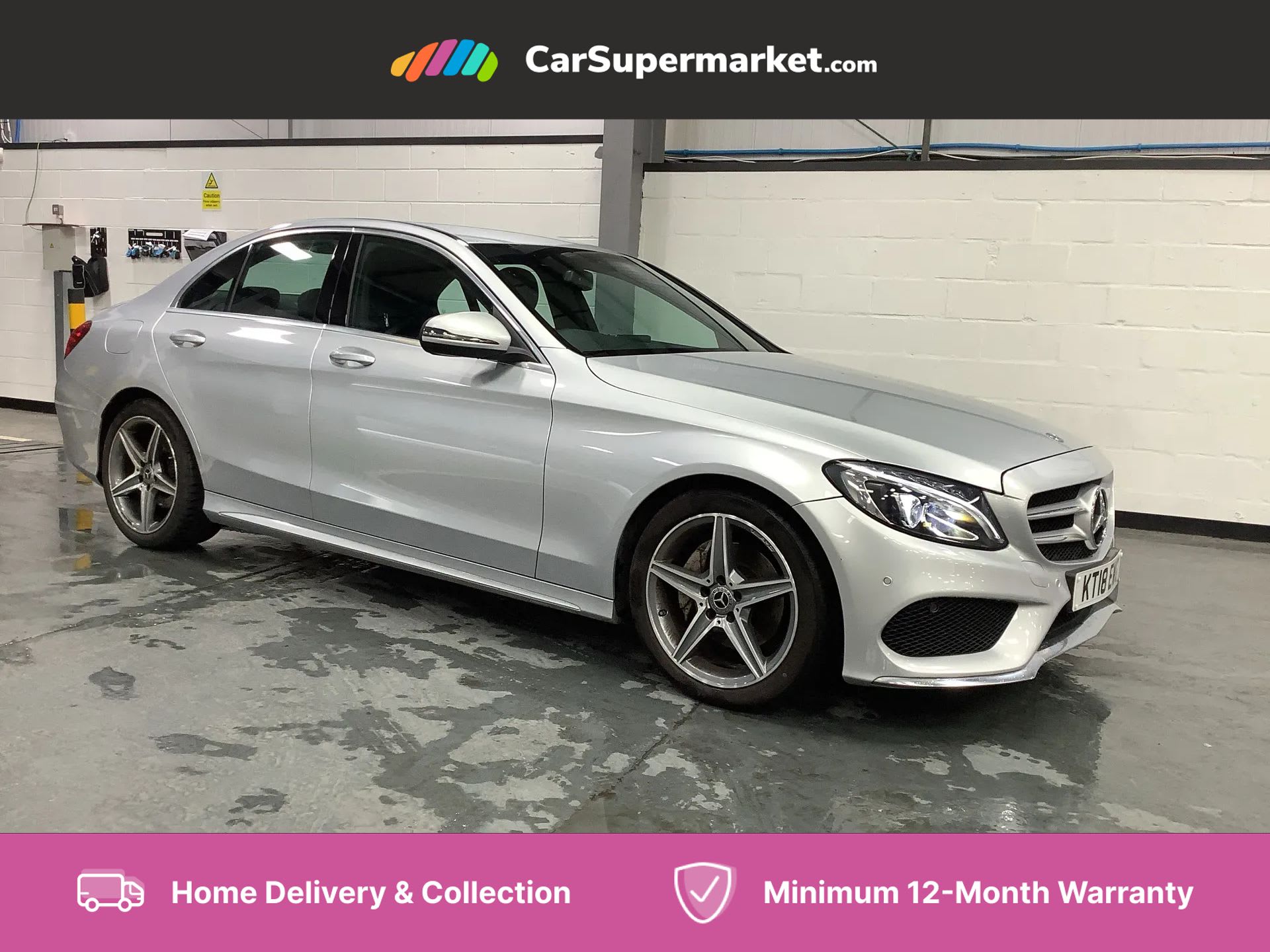 2018 used Mercedes-Benz C Class C220d AMG Line 9G-Tronic