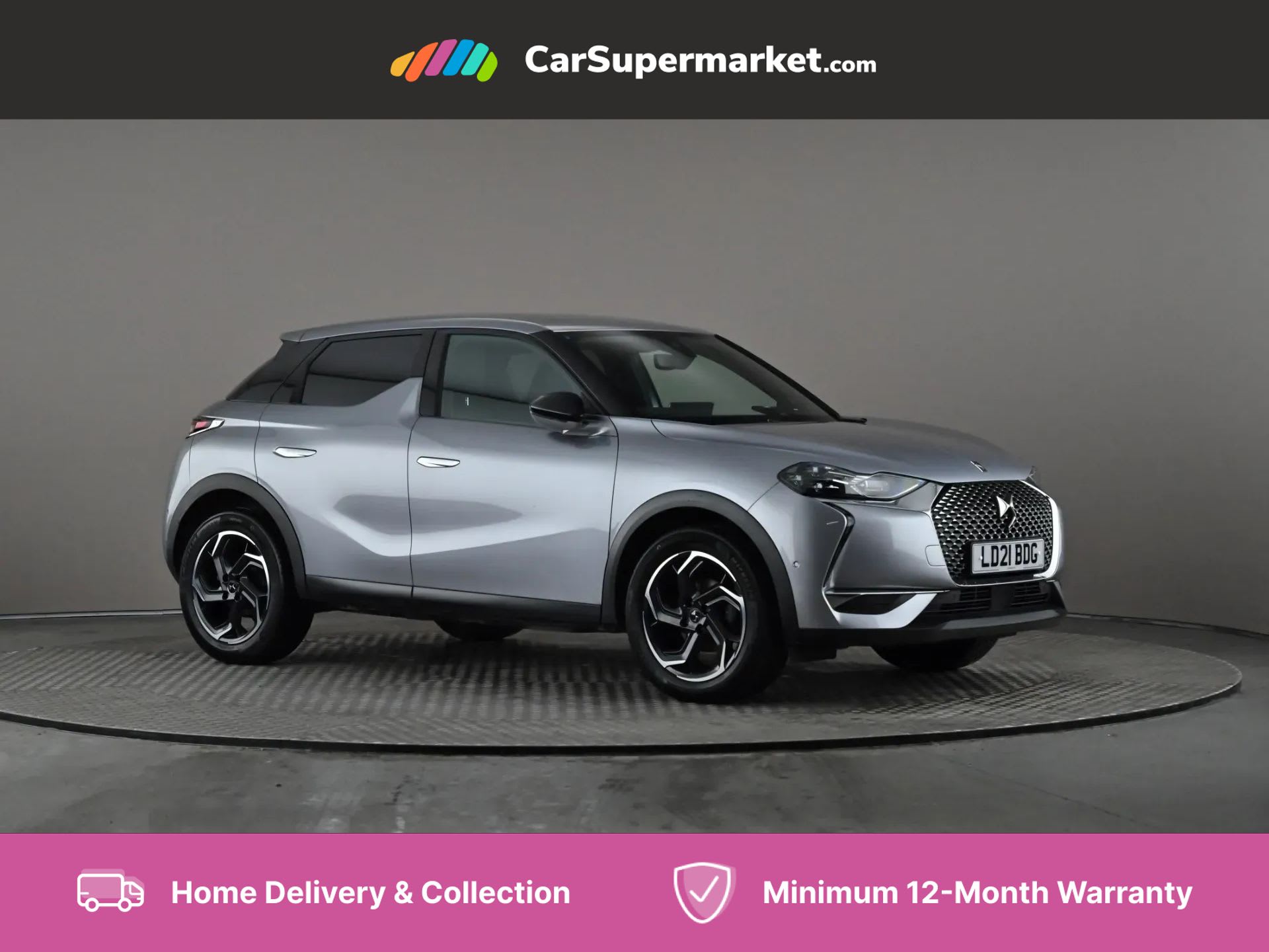 2021 used DS DS 3 CROSSBACK 1.2 PureTech 130 Ultra Prestige EAT8