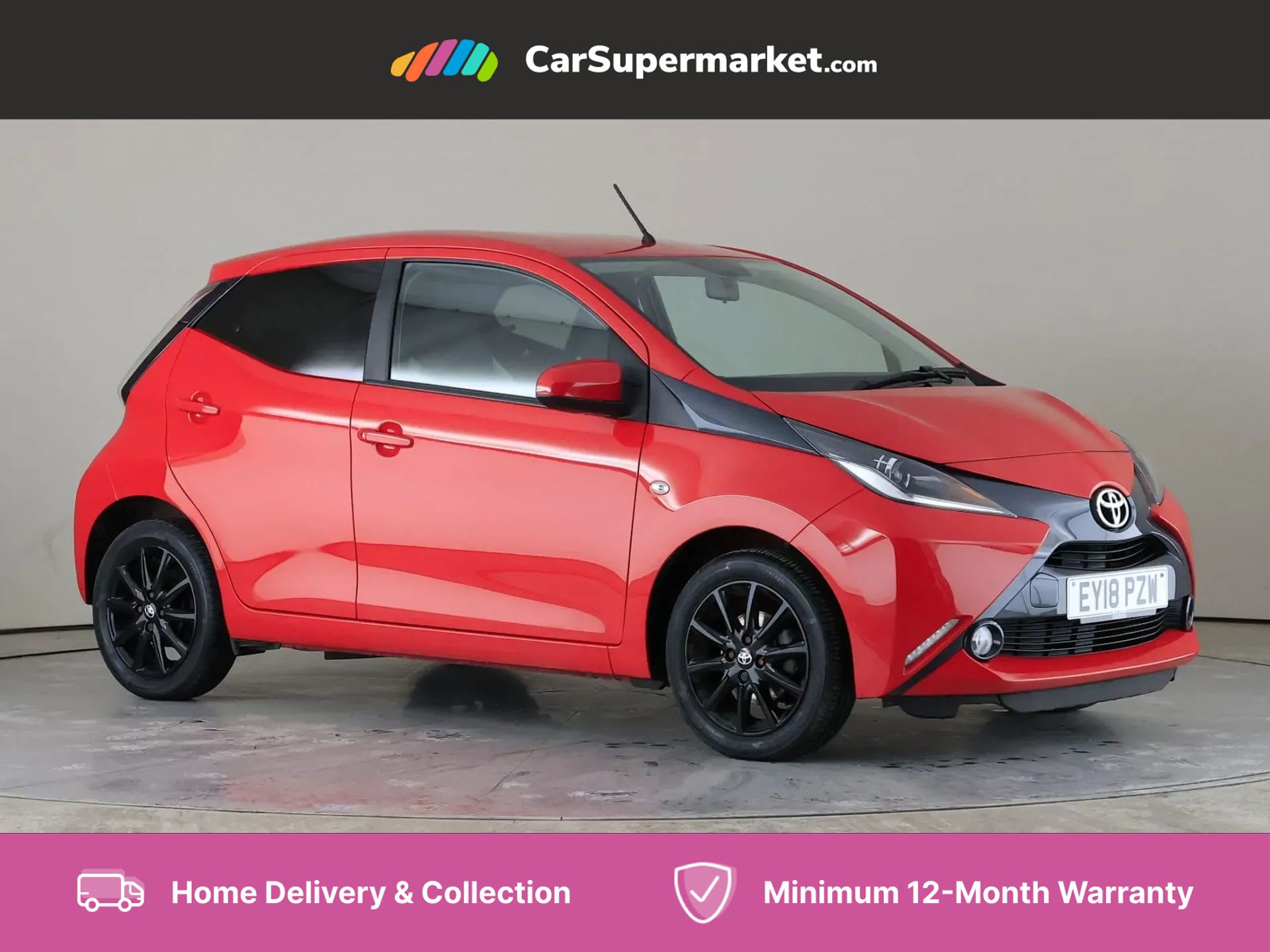 2018 used Toyota AYGO 1.0 VVT-i X-Style x-shift