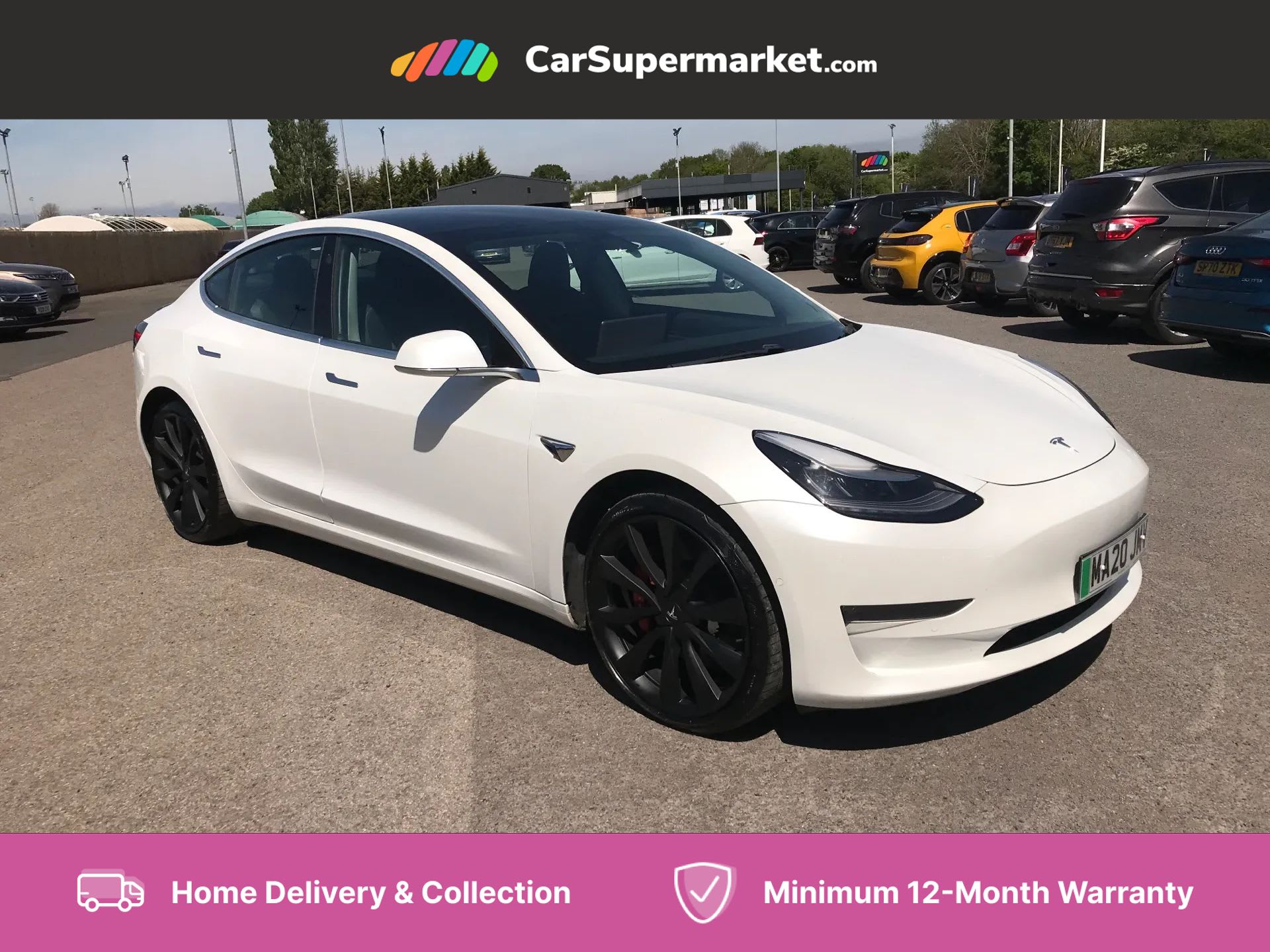 2020 used Tesla Model 3 Performance AWD [Performance Upgrade] Auto