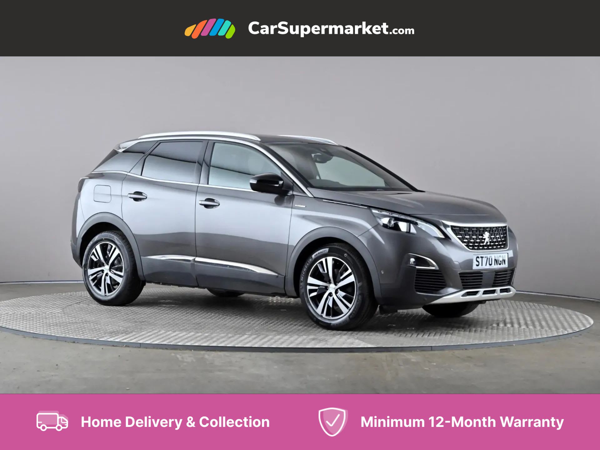 2020 used Peugeot 3008 1.5 BlueHDi GT Line