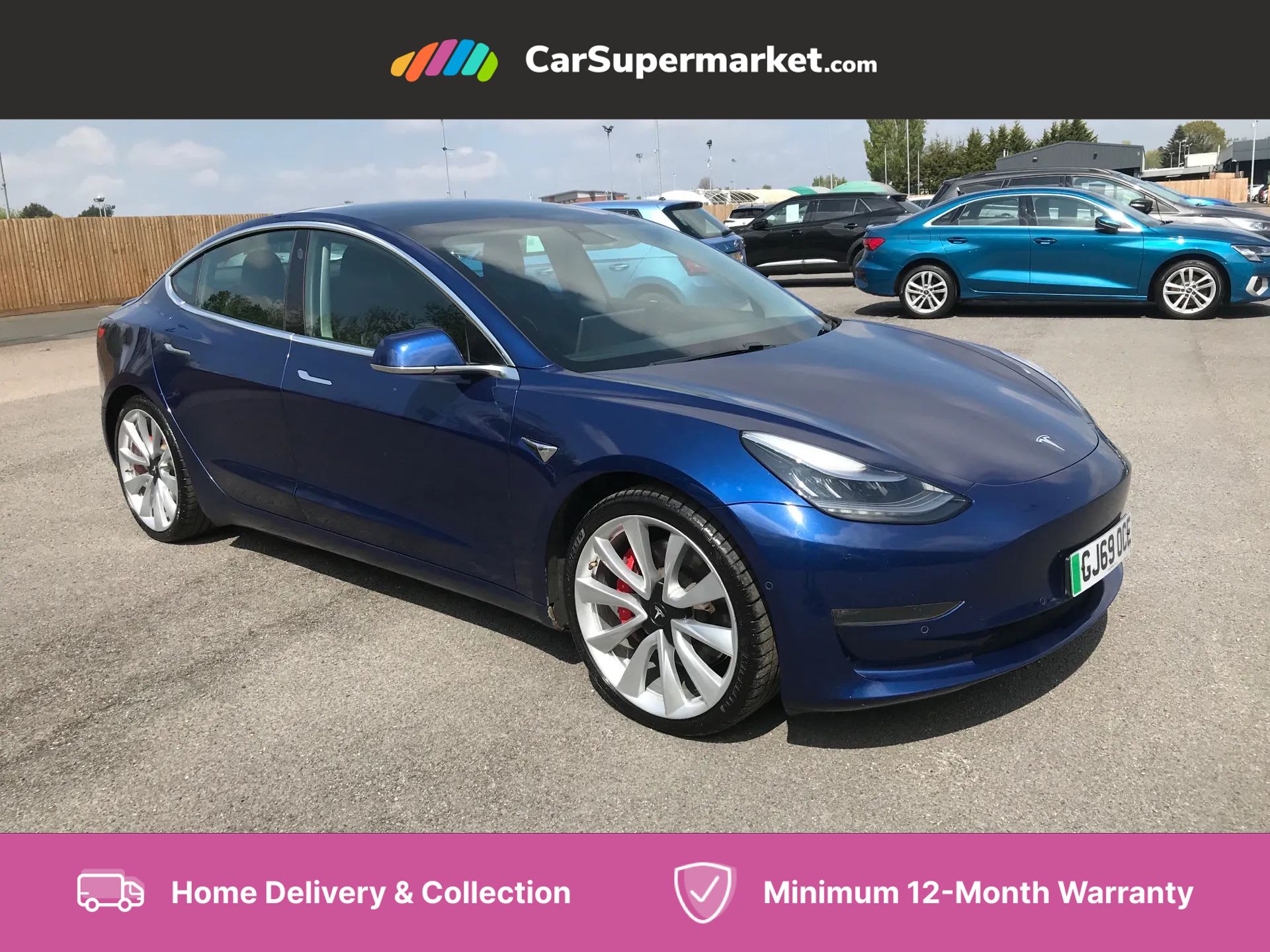 2019 used Tesla Model 3 Performance AWD [Performance Upgrade] Auto