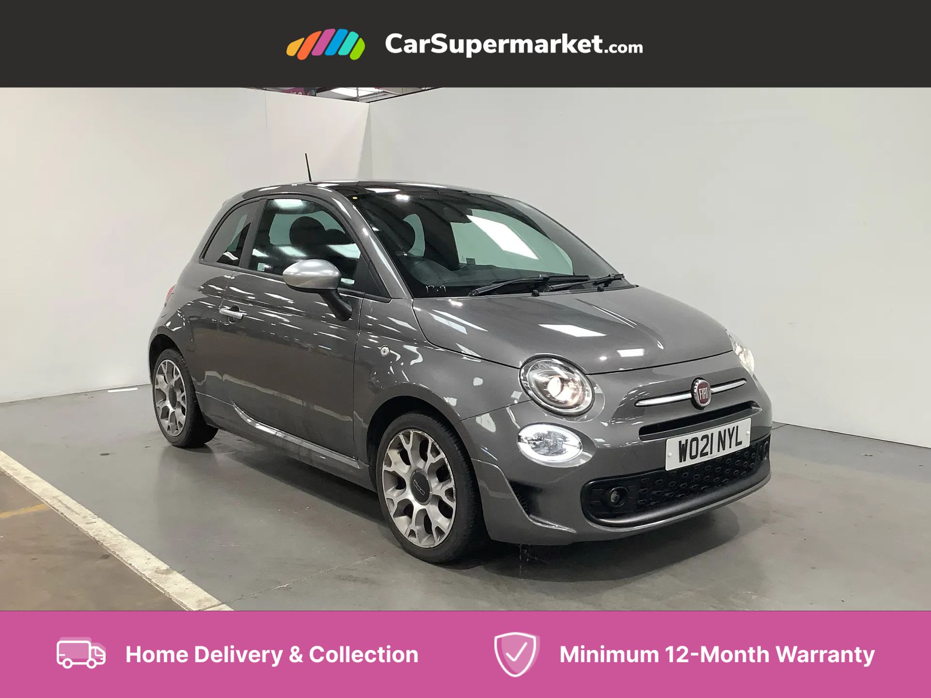 2021 used Fiat 500 1.0 Mild Hybrid Rock Star