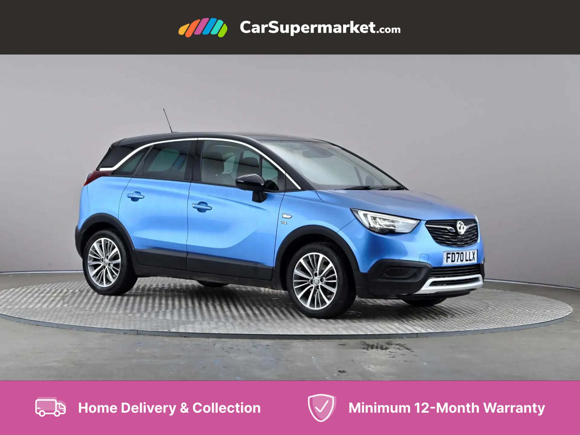 2020 used Vauxhall Crossland X 1.2 [83] Griffin [Start Stop]
