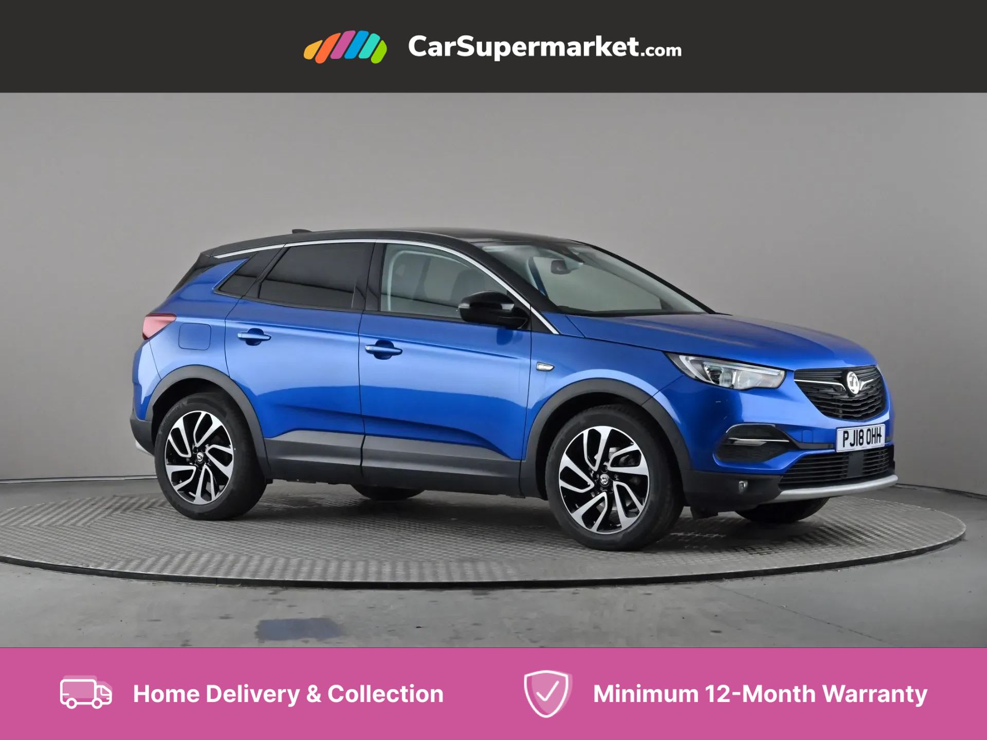 2018 used Vauxhall Grandland X 1.2 Turbo Elite Nav