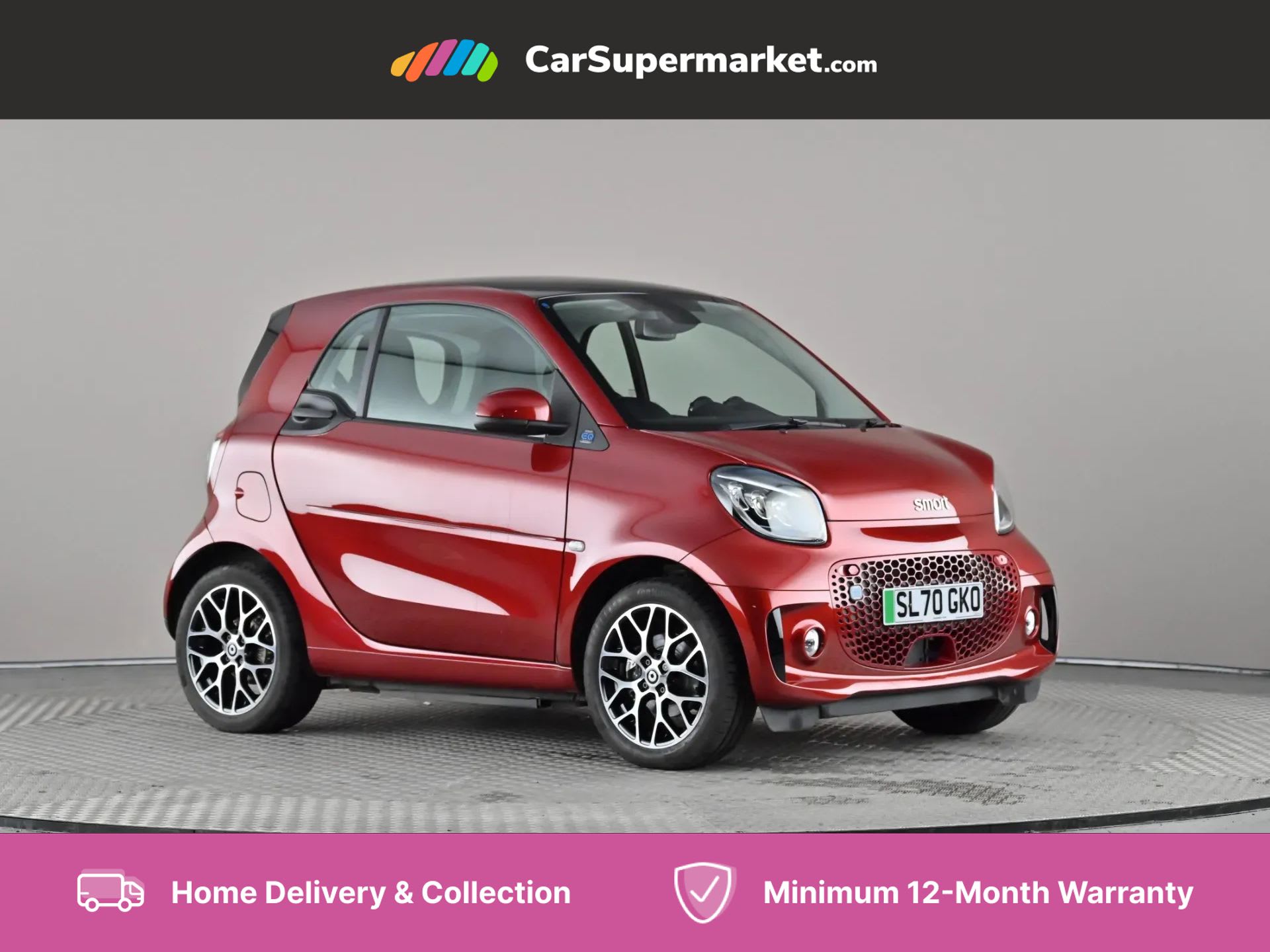 2020 used Smart Fortwo 60kW EQ Prime Exclusive 17kWh Auto [22kWCh]