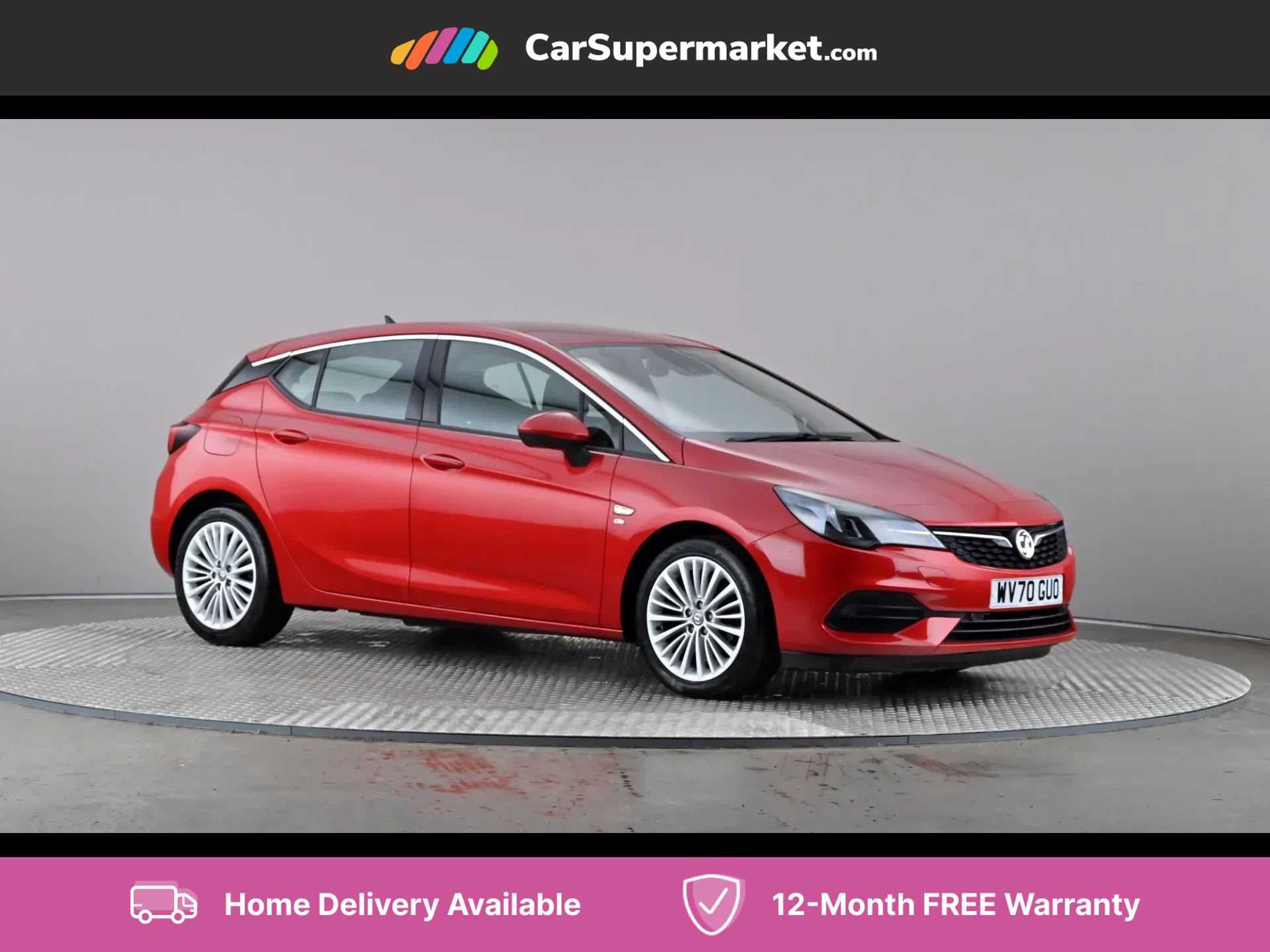 2020 used Vauxhall Astra 1.2 Turbo 145 Elite Nav