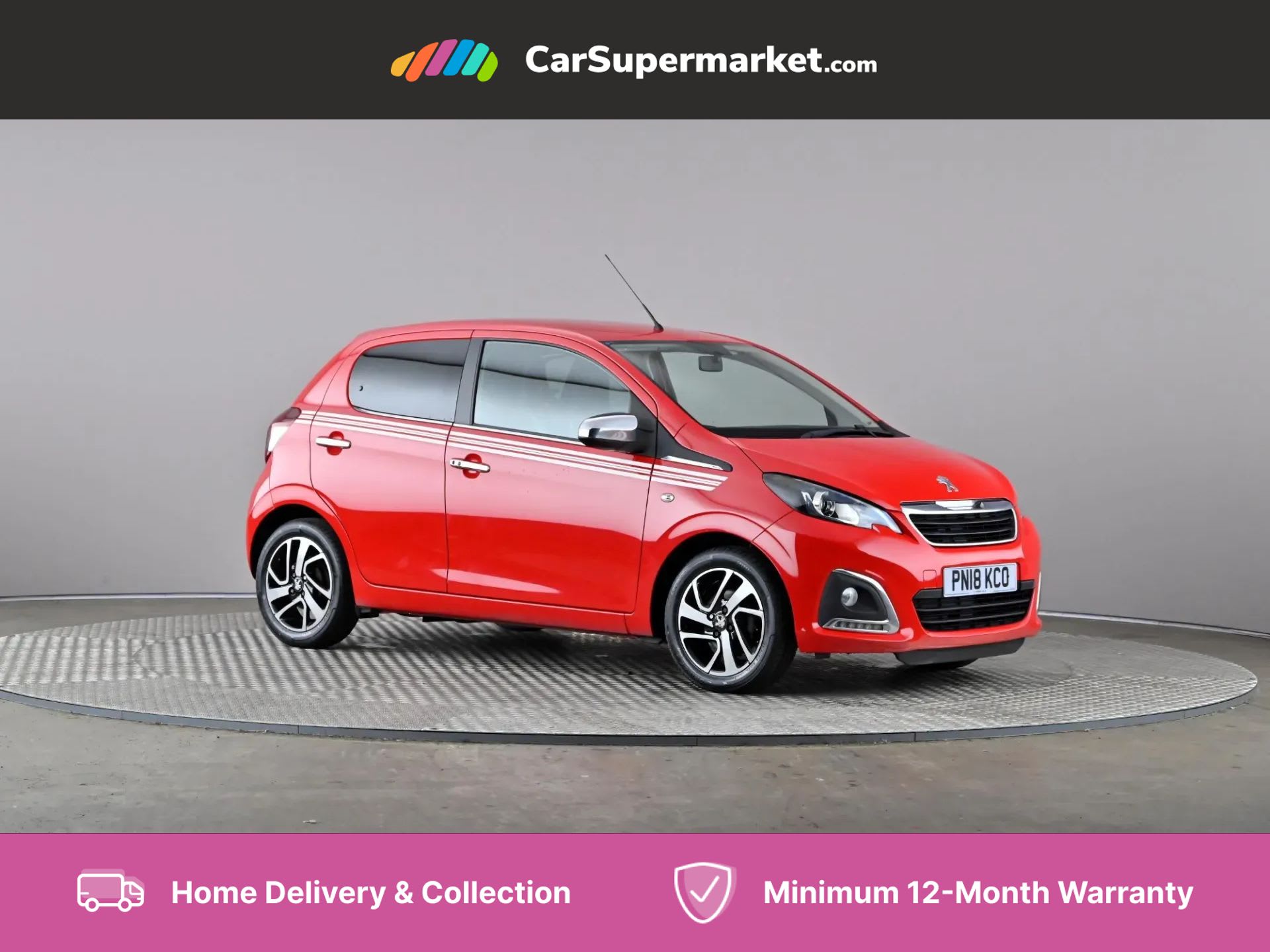 2018 used Peugeot 108 1.2 PureTech Collection