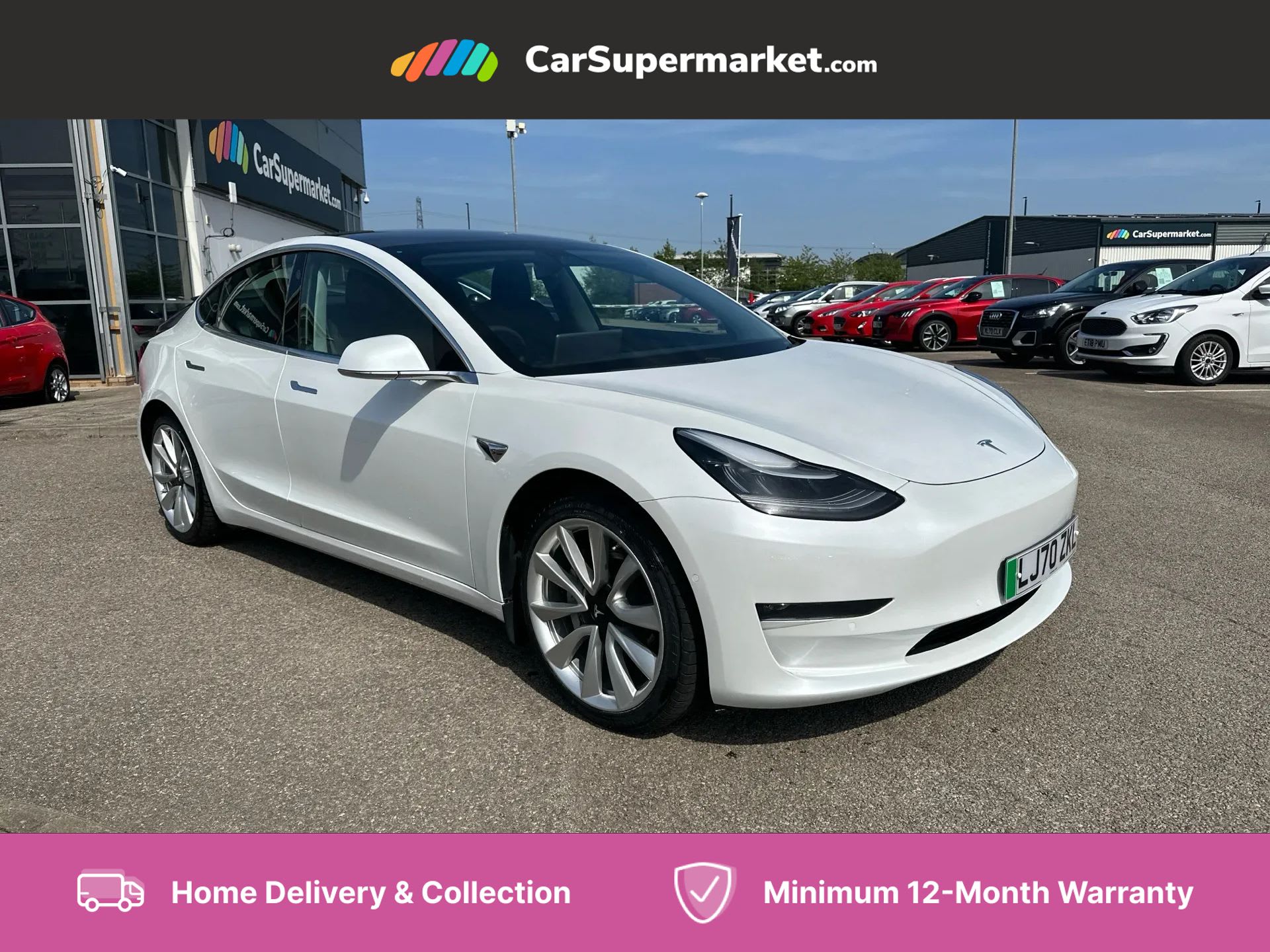 2020 used Tesla Model 3 Long Range AWD Auto