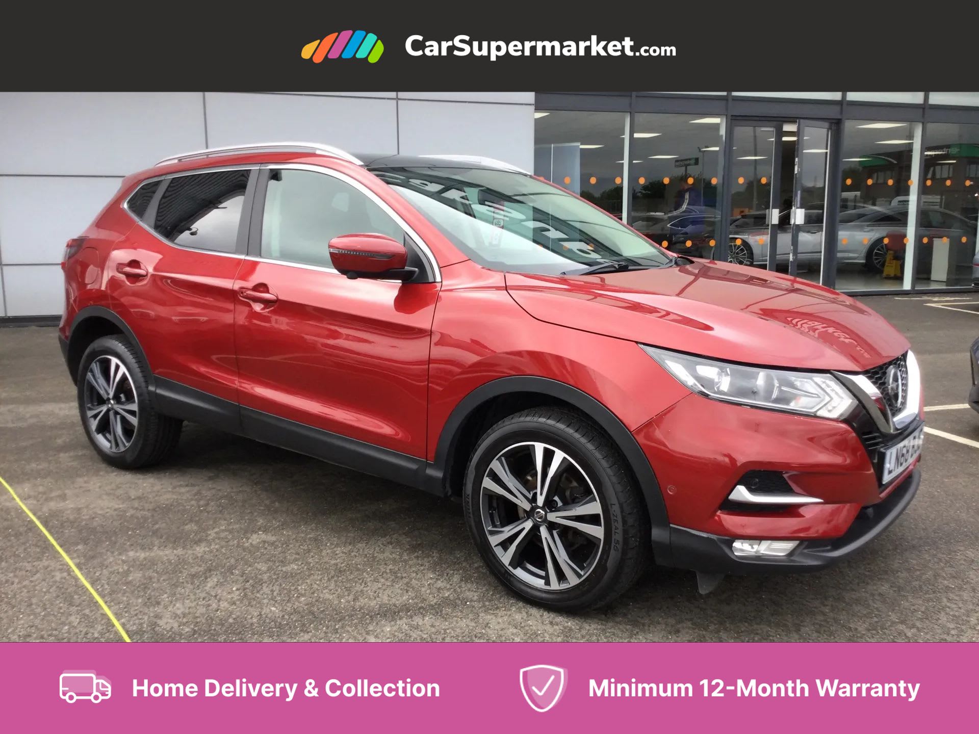 2018 used Nissan Qashqai 1.5 dCi 115 N-Connecta [Glass Roof Pack]