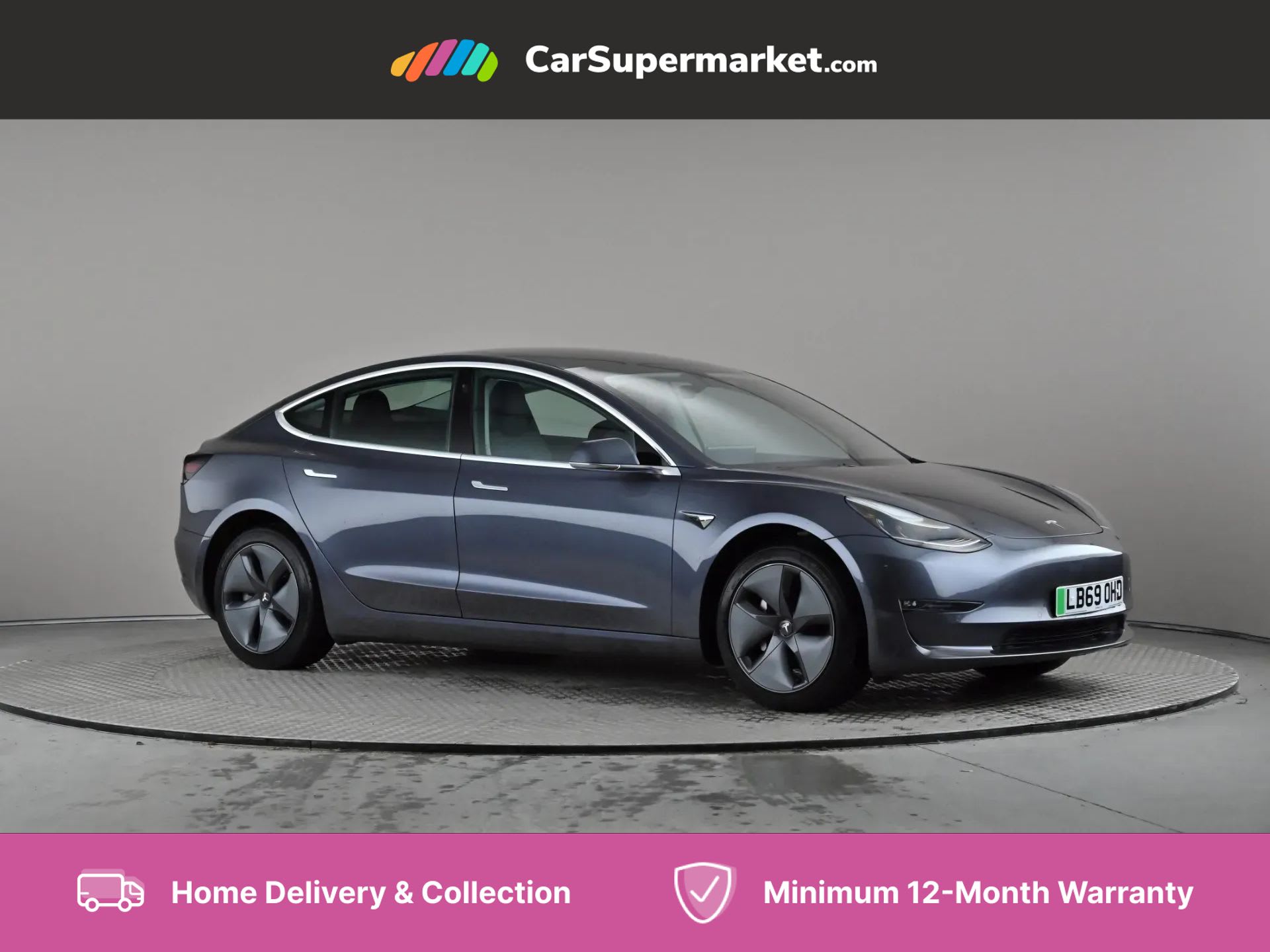 2019 used Tesla Model 3 Long Range AWD Auto