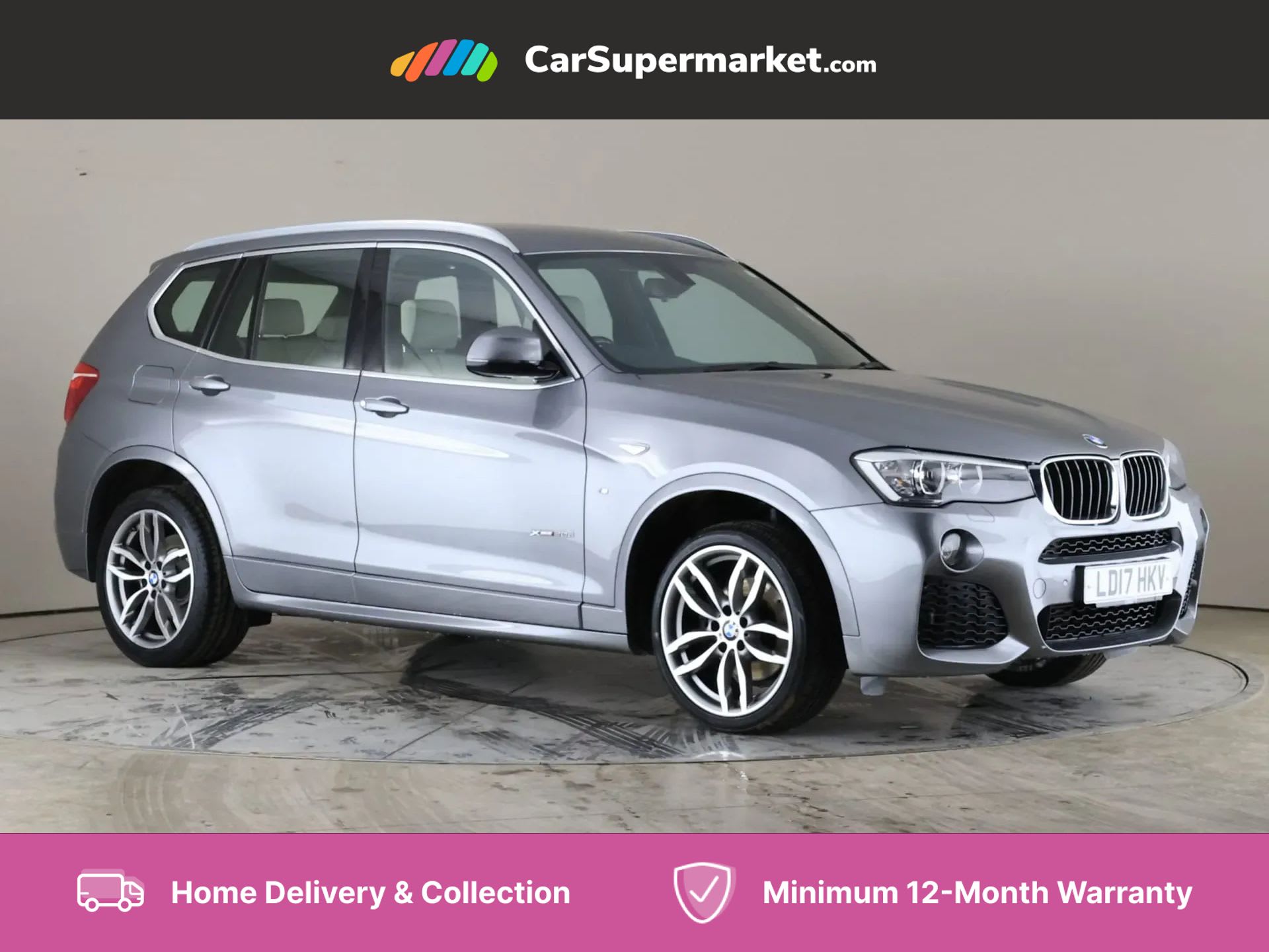 2017 used BMW X3 xDrive20d M Sport Step Auto