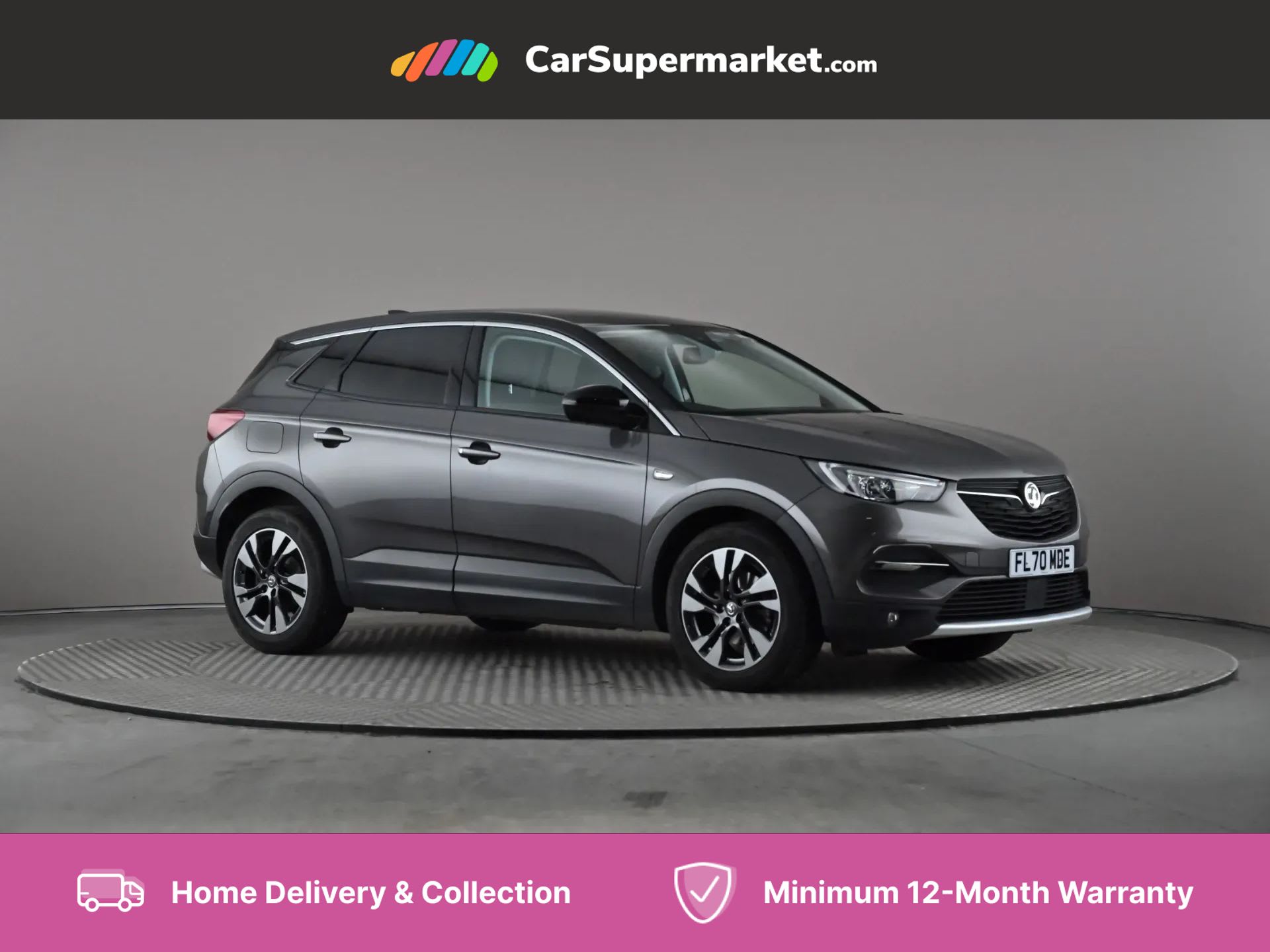 2020 used Vauxhall Grandland X 1.2 Turbo SRi Nav