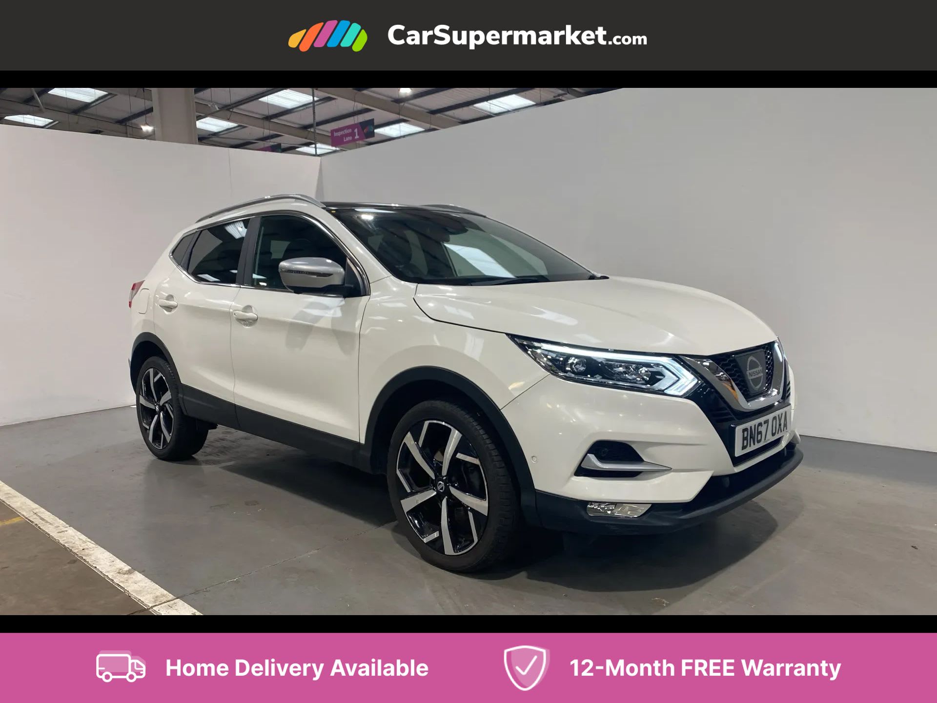 2017 used Nissan Qashqai 1.2 DiG-T Tekna+