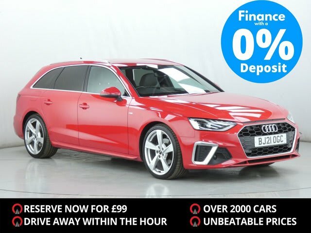 2021 used Audi A4 2.0 AVANT TDI S LINE MHEV 5d 161 BHP