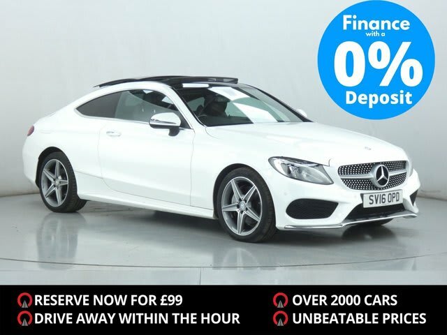 2016 used Mercedes-Benz C Class 2.0 C 200 AMG LINE PREMIUM 2d 181 BHP