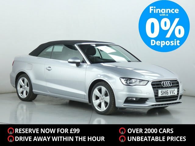 2016 used Audi A3 Cabriolet 1.4 TFSI SPORT NAV 2d 148 BHP